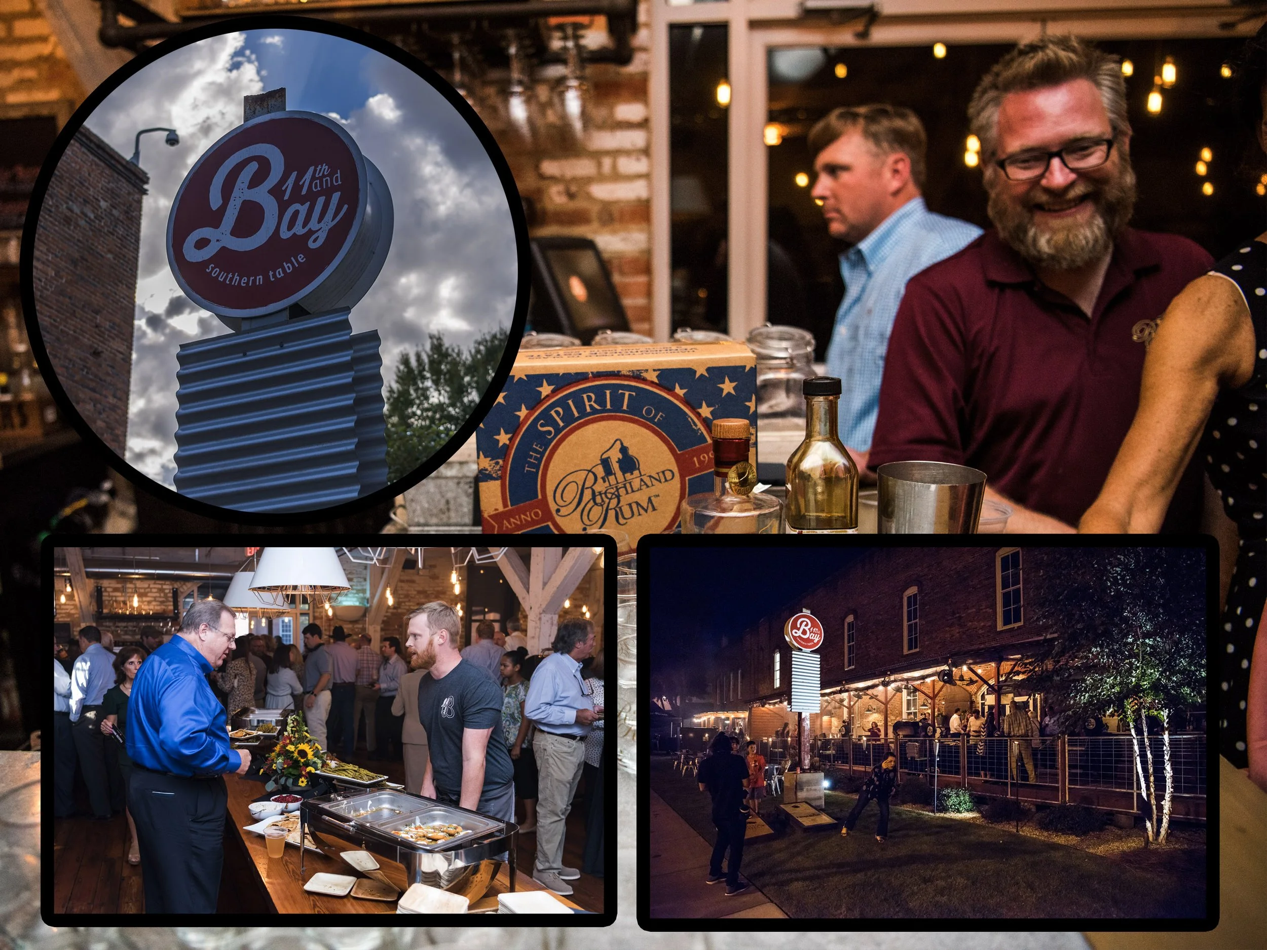 Photo montage of images highlighting an event photo shoot. Photography and design by Chris Wulff