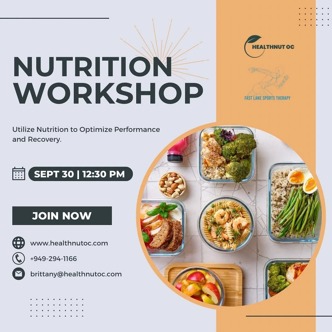 🚨 FREE Webinar Alert! 🚨

Join me, @fastlanesportstherapy, and @smarteatsacademy for a 60-minute deep dive into ALL THINGS NUTRITION 🥑💪 This is your chance to learn the foundations of fueling your body the right way&mdash;whether you&rsquo;re hitt