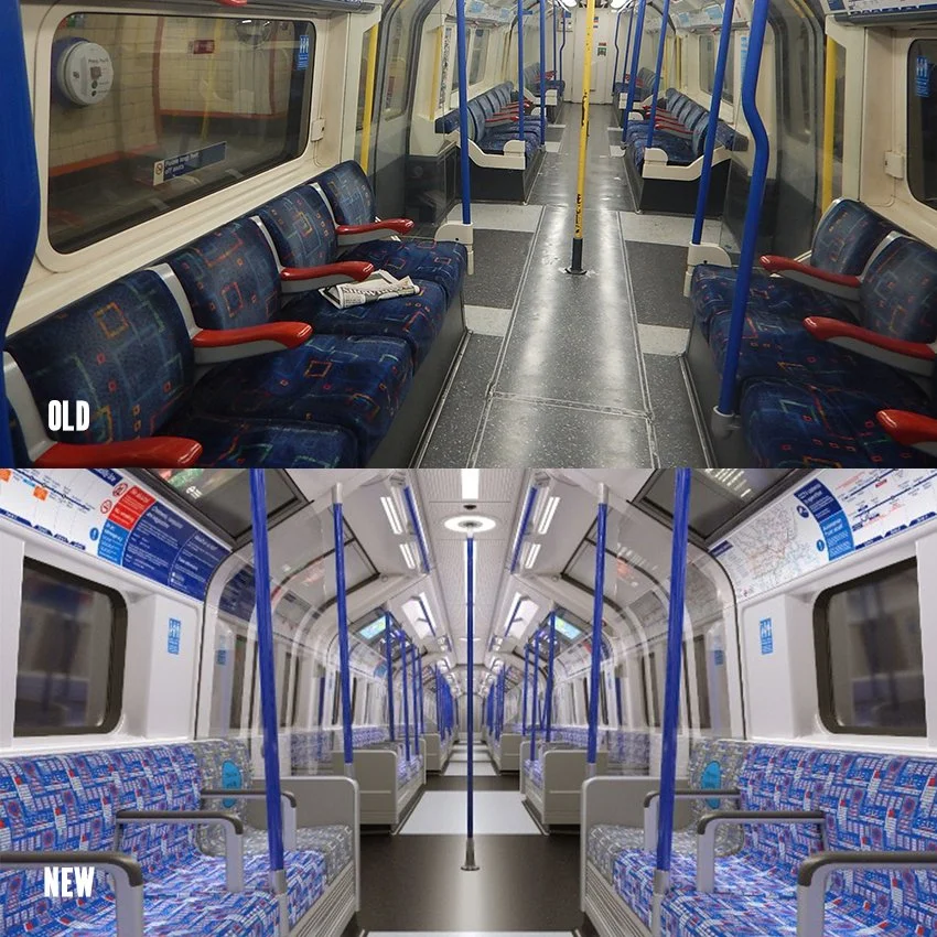 old vs new piccadilly line