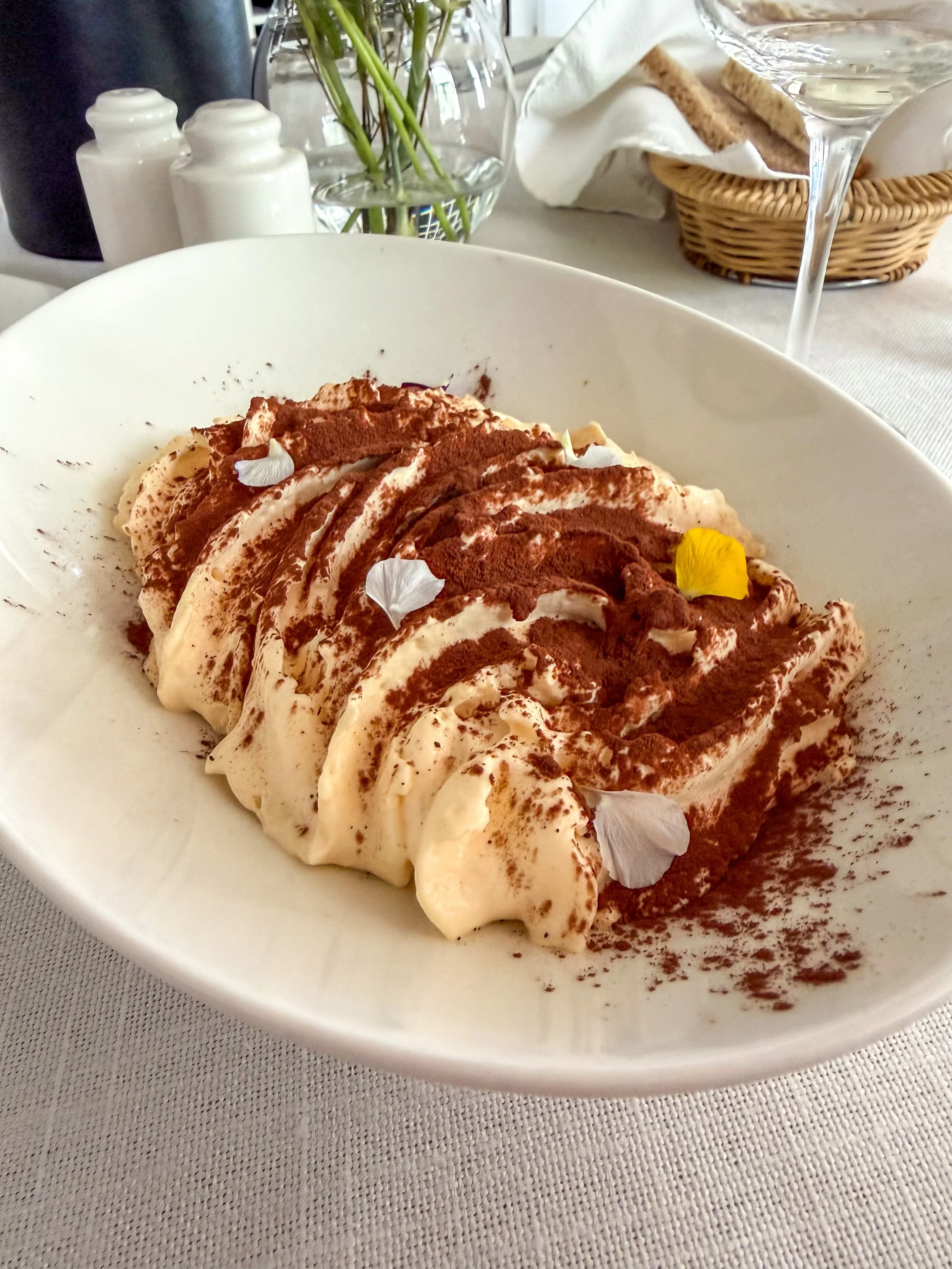 Strawberry tiramisu at La Terrasse, Varna
