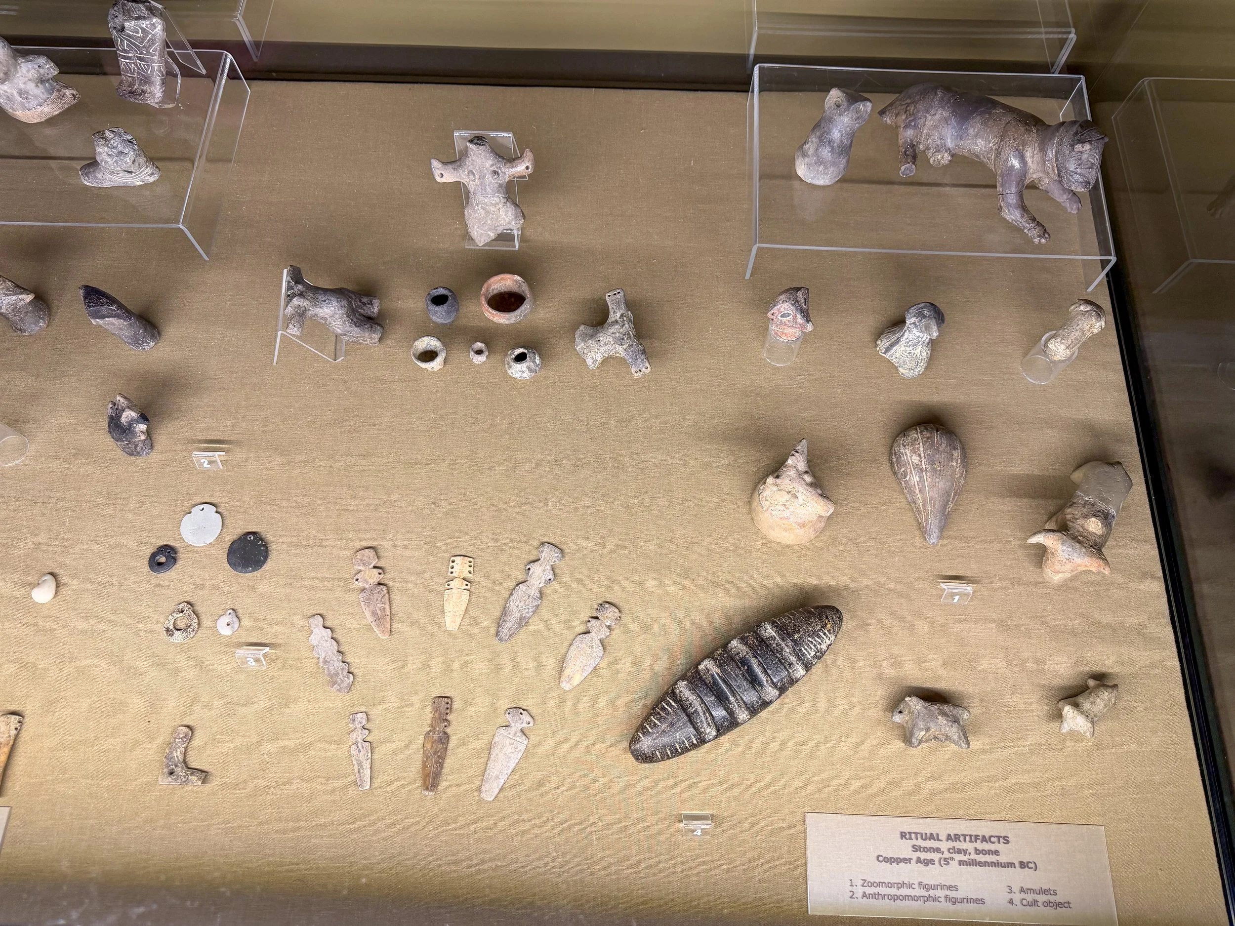 Varna Archeological Museum Roman remains with religious artefacts