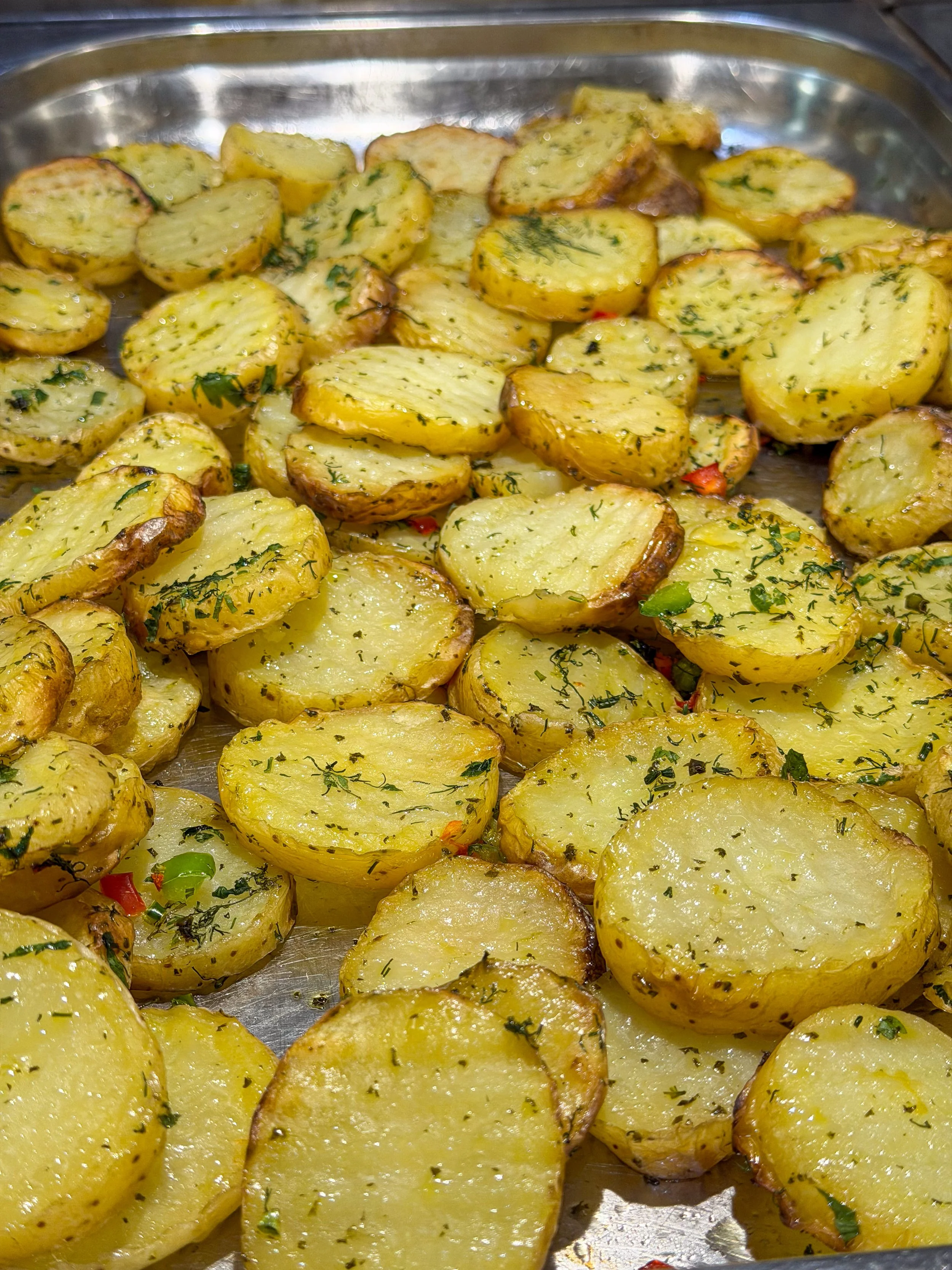 Rosemary potatoes from buffet dinner at Astor Garden Hotel in Varna