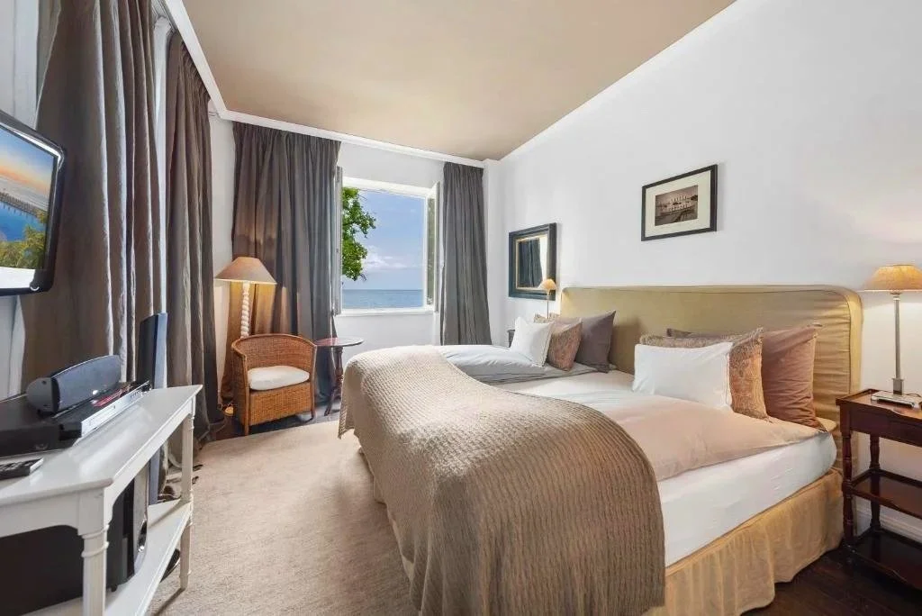 HVD Boutique Hotel Oasis Suite with Sea View and Balcony at Riviera Holiday Club resort, Varna, Bulgaria