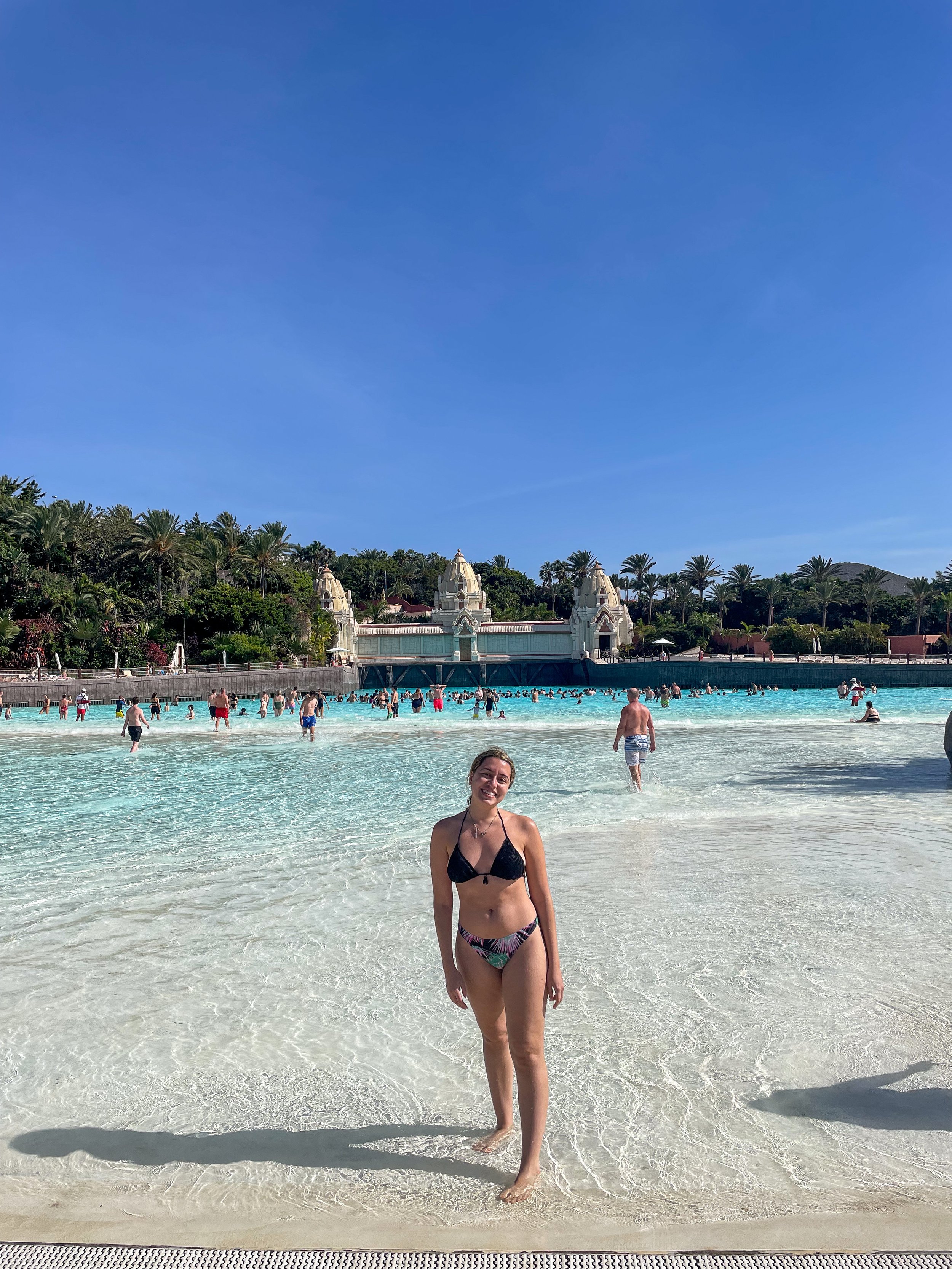 Carol at the wave pool in Siam Park, Tenerife.jpg