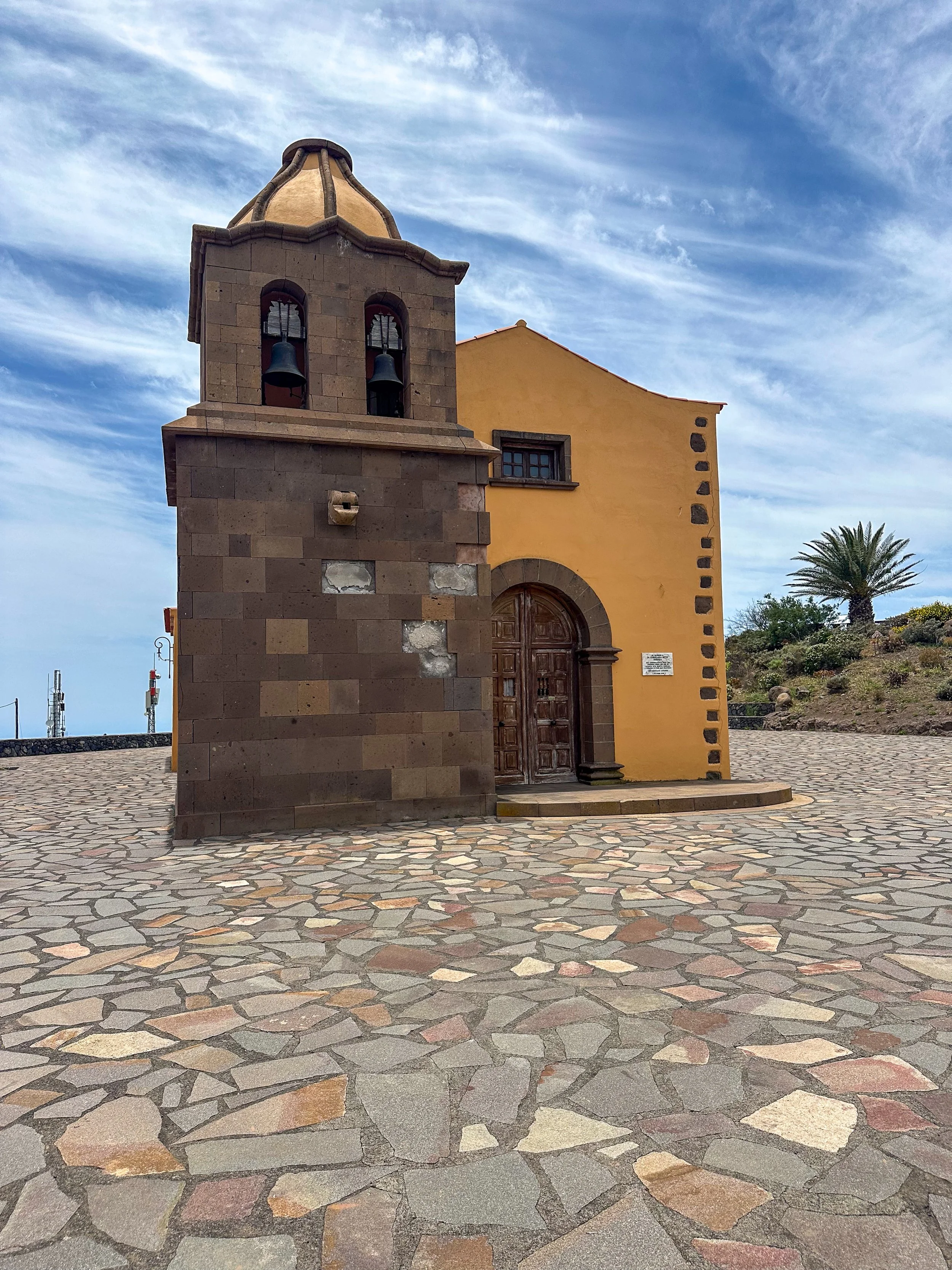 Church at the top of Mirador de Igualero, La Gomera