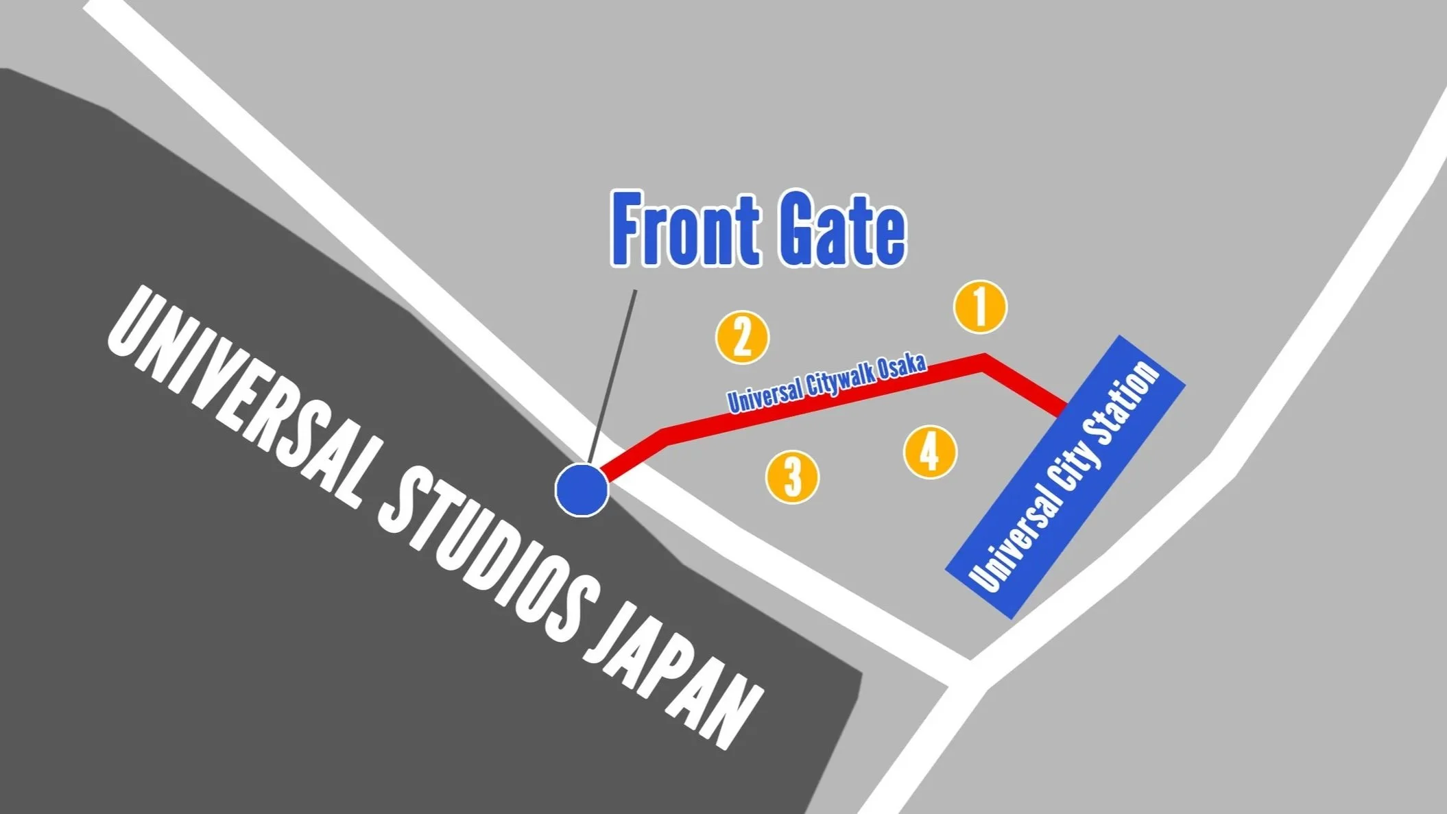 USJ map