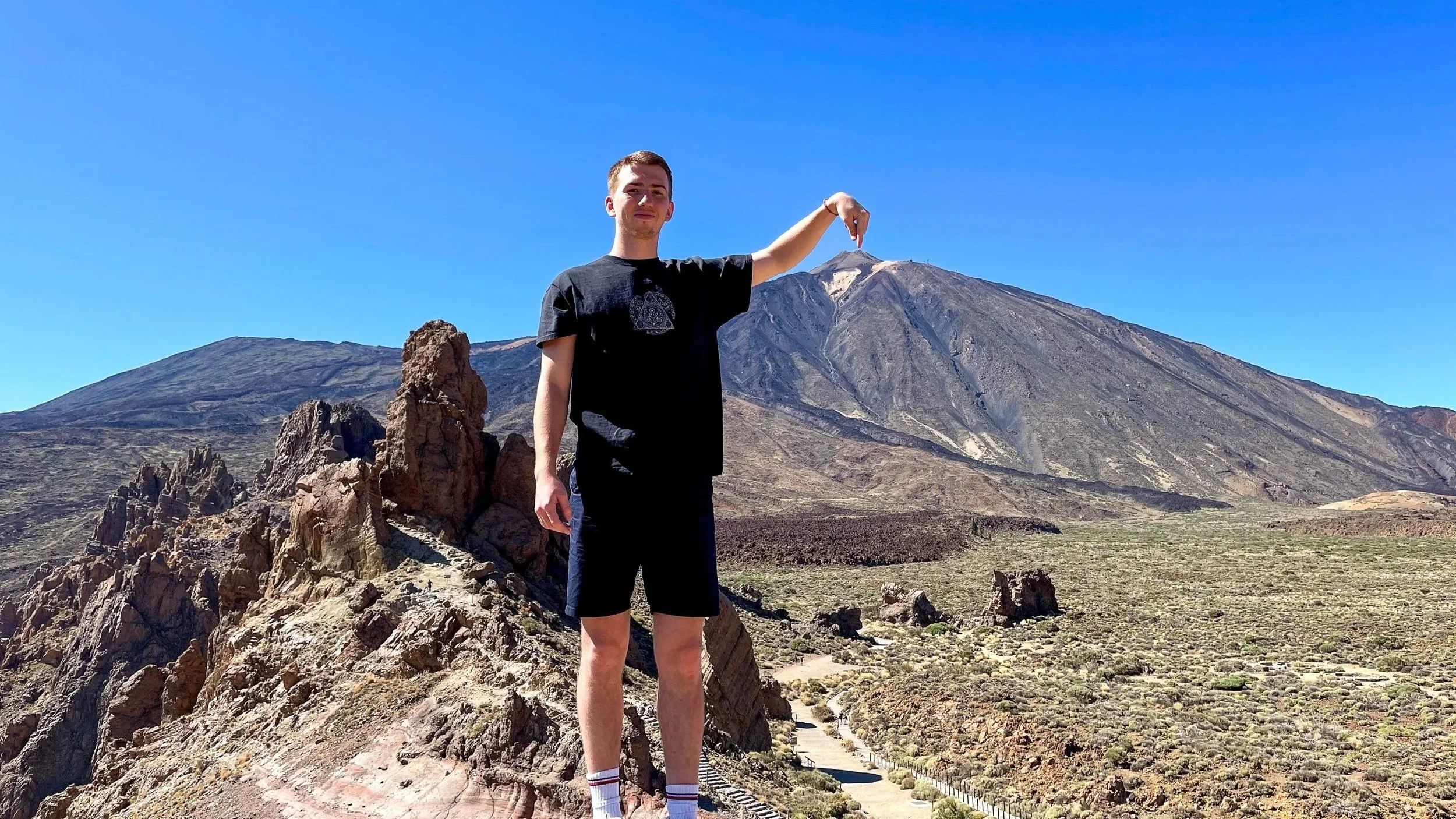 Max on Roques de Garcia in Mount Teide, Tenerife