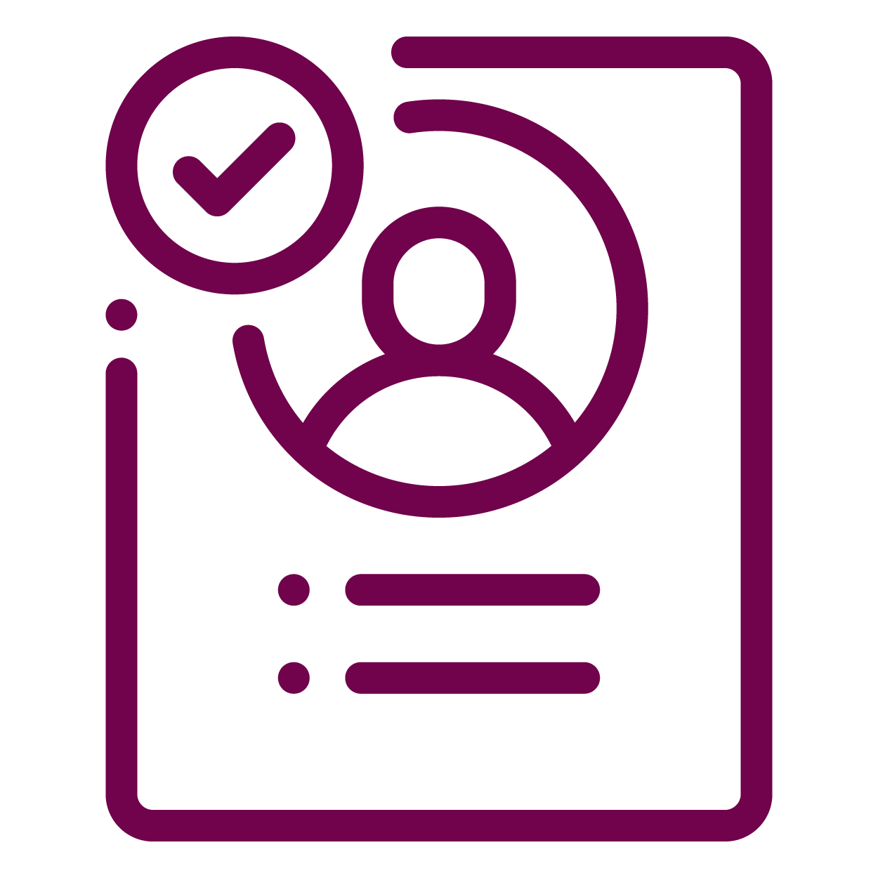 Employee paperwork icon