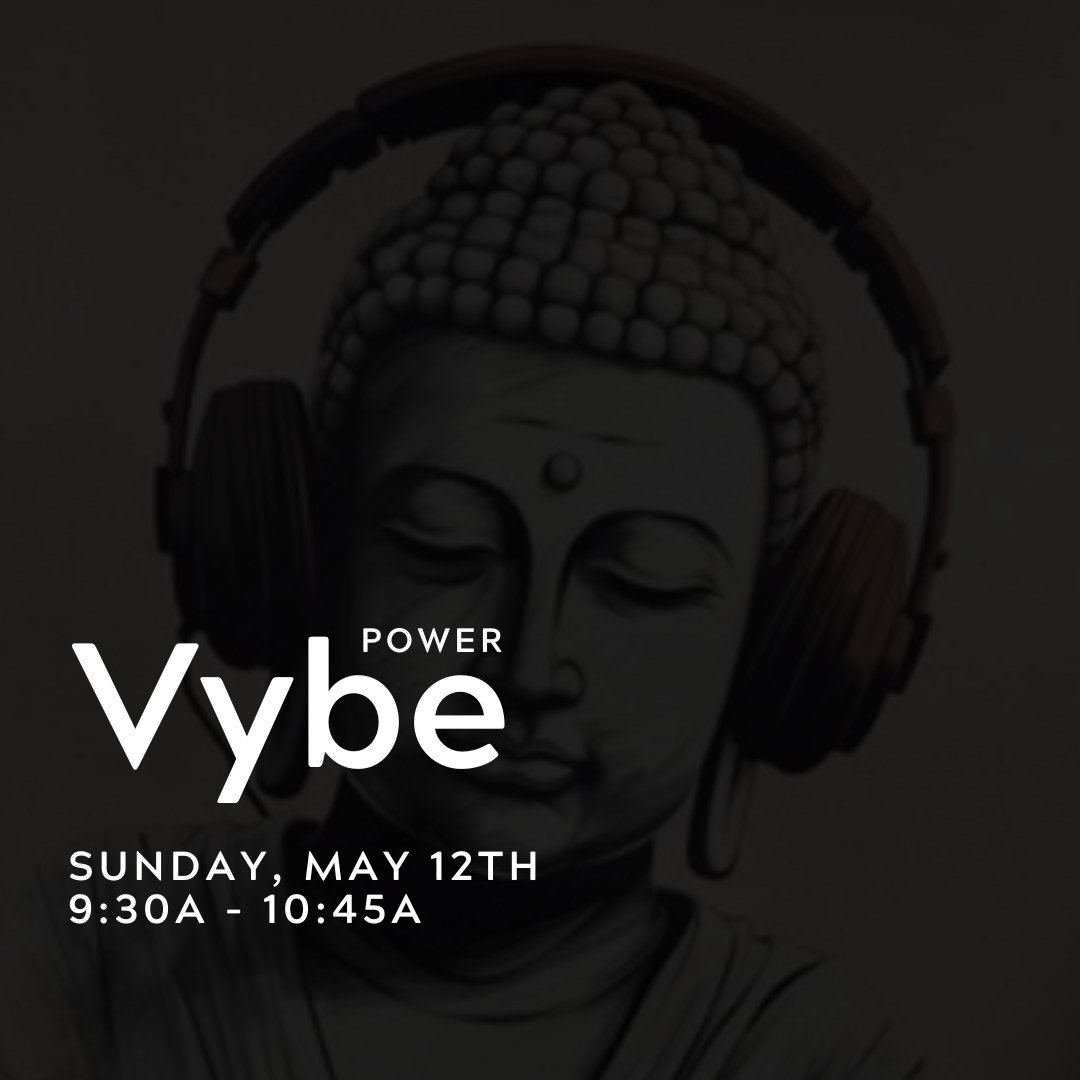 Revised class scheduled on Sunday, May 12th for Mother's Day. The studio will only be open for the Power Vybe class with Drew at 9:30A, it is currently on wait list, but be sure you sign up and watch for email updates to let you know if you get off t