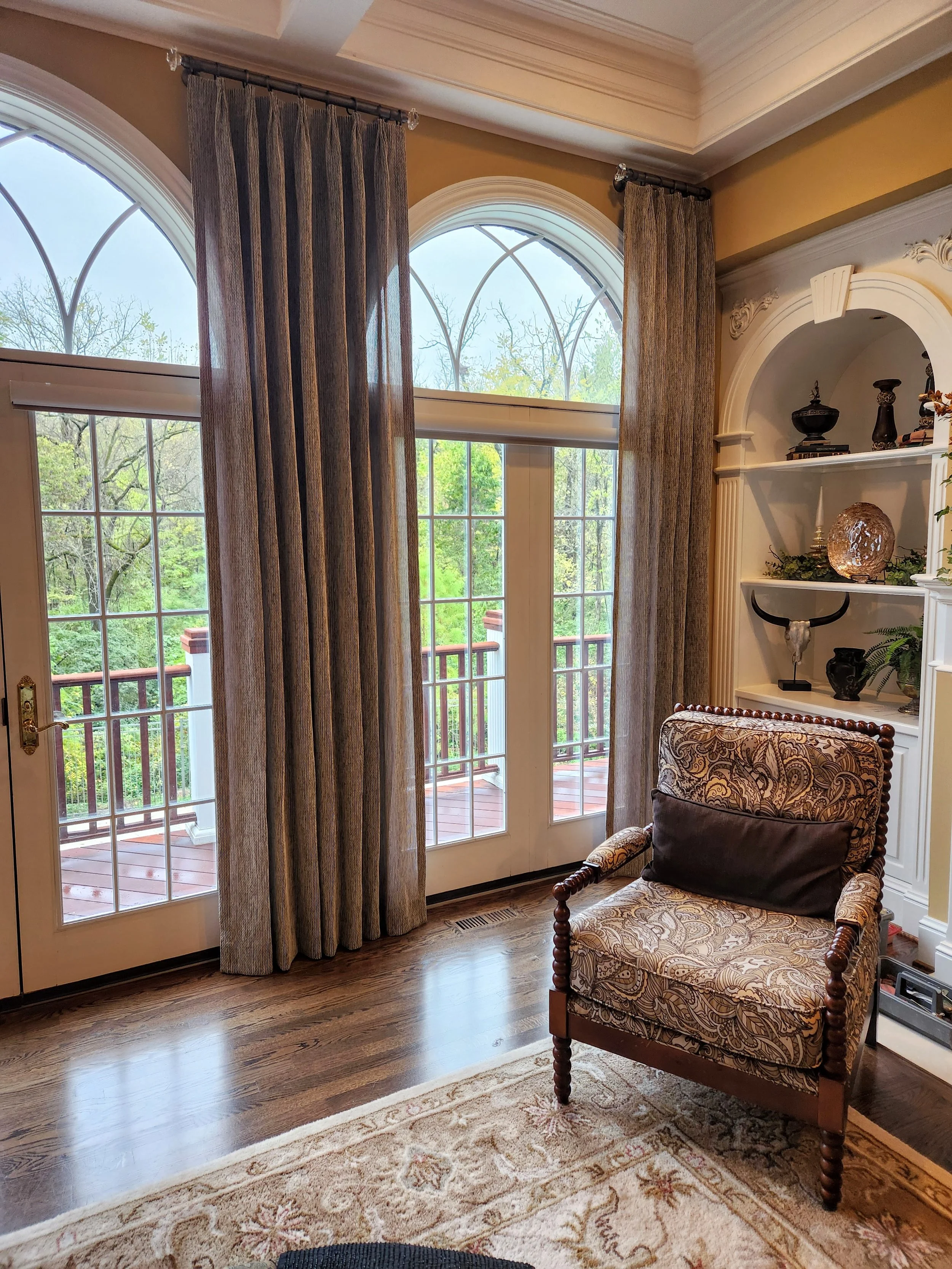 Living room curtains