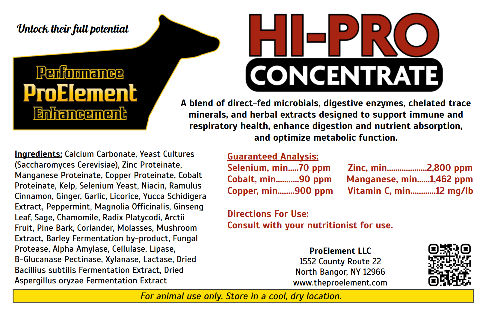 HI-PRO Concentrate - 48 lb Pail