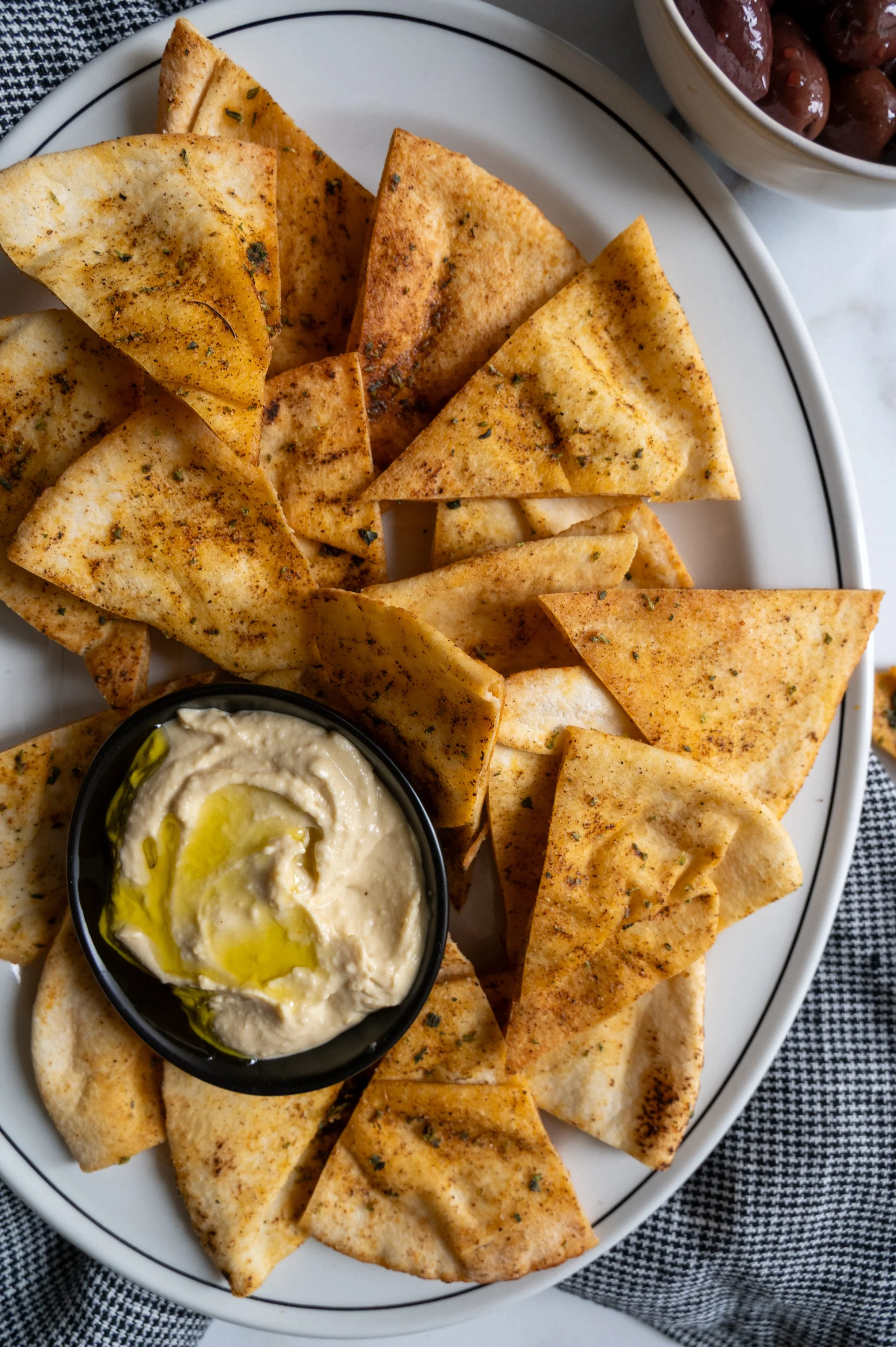 zaat'ar baked pita chips