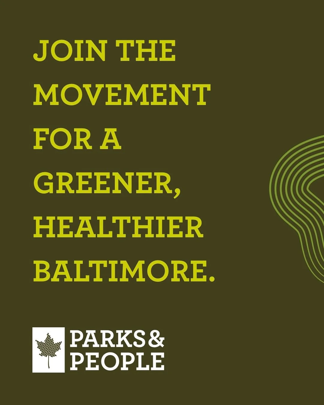 🌱 Join the green movement!

Friends of Parks &amp; People is our monthly giving community, made up of neighbors, nature-lovers, and changemakers who believe in a greener, more connected Baltimore.

As a friend, you&rsquo;ll also receive discounts on
