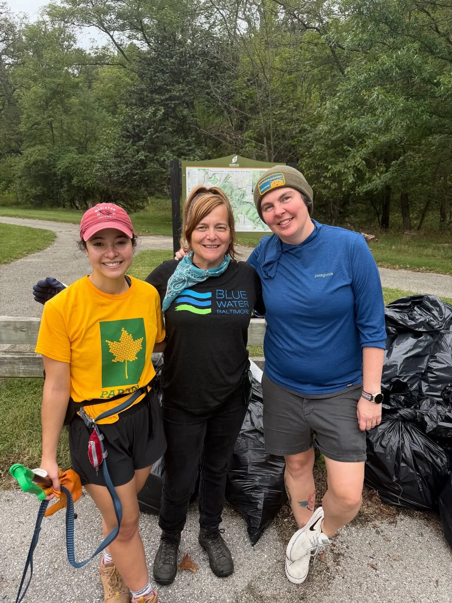 This morning we joined Blue Water Baltimore @bluewaterbmore and Patagonia @patagoniabaltimore for a park and waterway cleanup in Leakin Park along the Gwynns Falls trail!

We&rsquo;re doing our part for a cleaner Baltimore and Chesapeake Bay by pulli