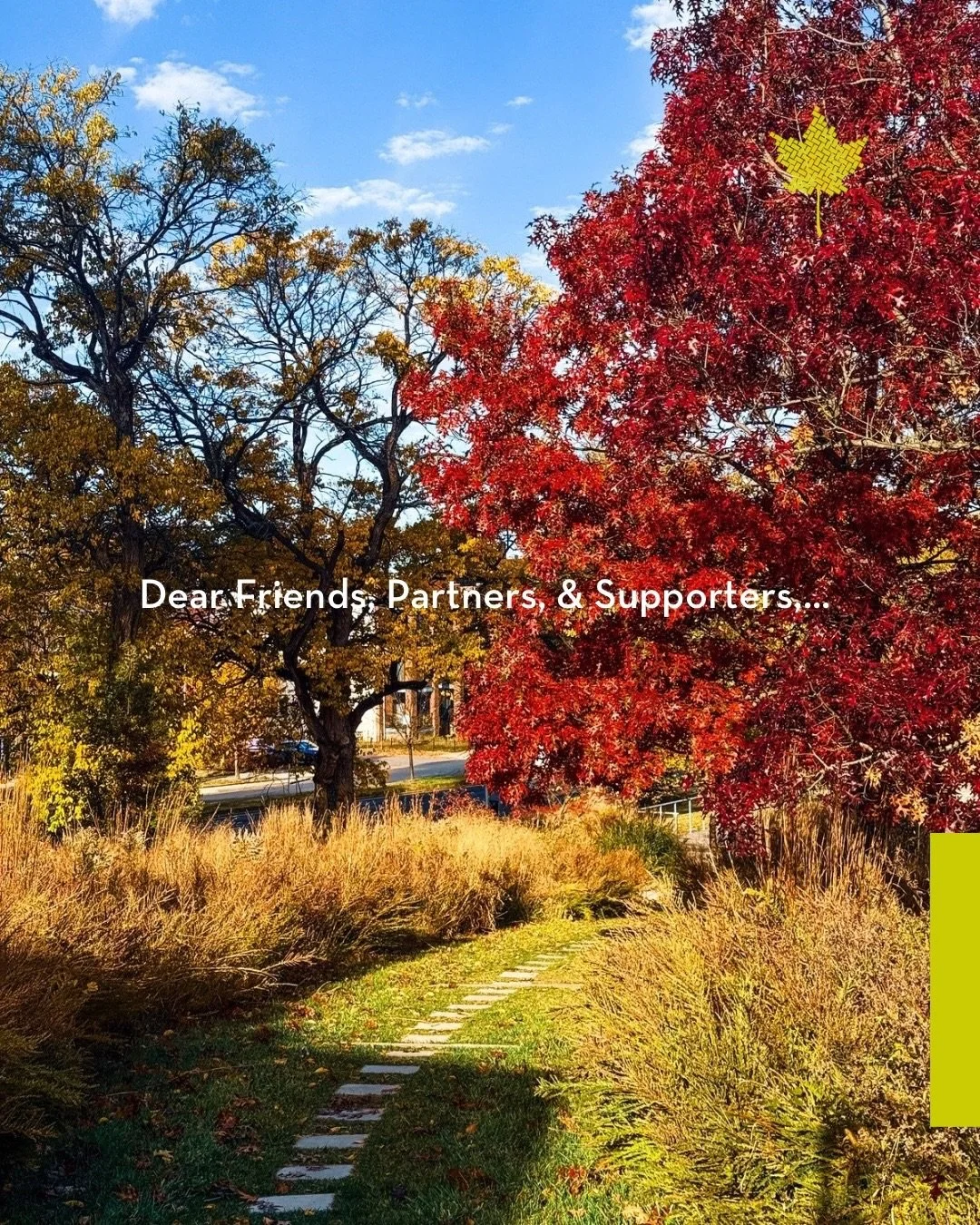 Your support makes everything we do at Parks &amp; People possible. Thank you 💚 Happy thanksgiving 🍁