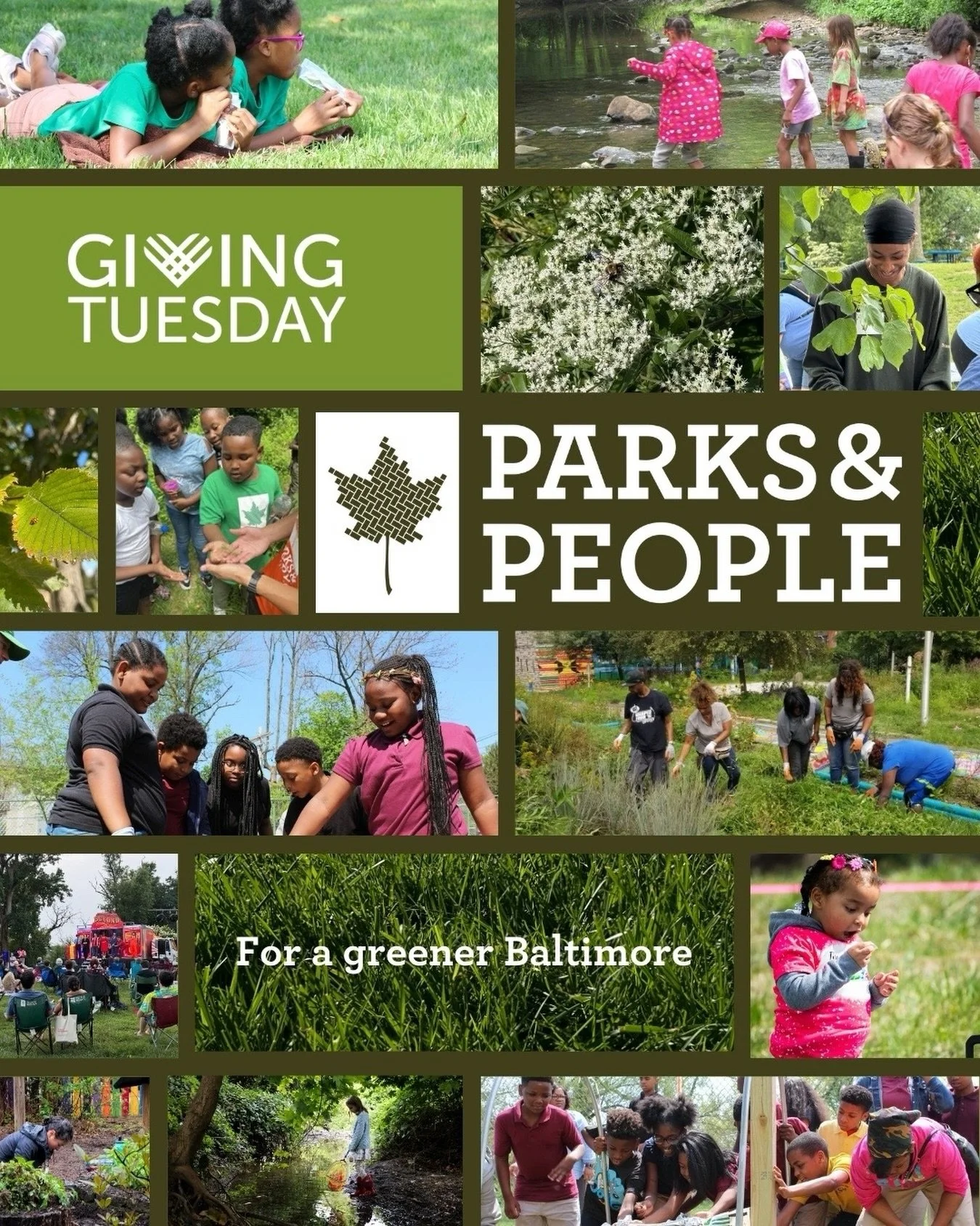 Do you want a greener Baltimore? More community parks? Cooler summers? Safe places for children to play? 

This Giving Tuesday, we&rsquo;re aiming to raise $5,000 to support projects like Phase II of Henrietta Lacks Educational Park, where families w