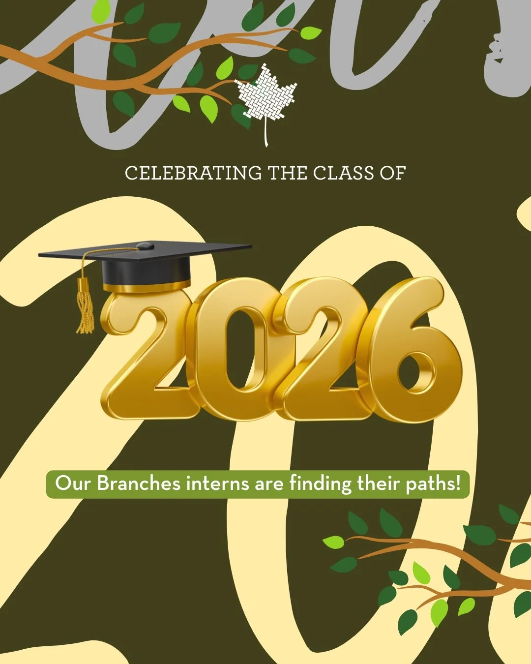 It&rsquo;s college decision day! Our Branches internship equips students with the skills and knowledge to become leaders in any field they choose to pursue. This year we have nine seniors taking their talents to higher places! Help us congratulate an