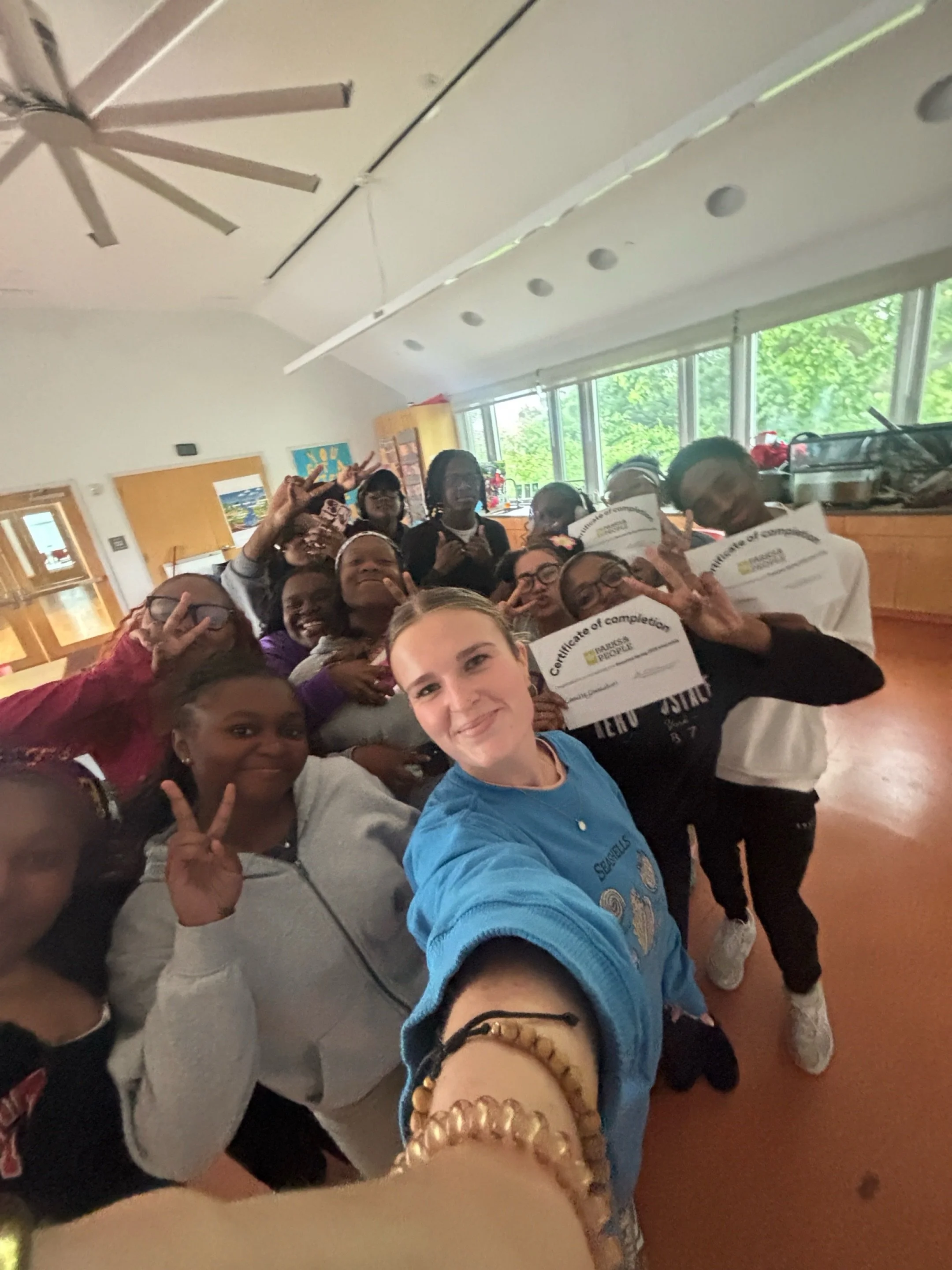 Spring 2026 has come to a close, these Branches Interns have been a delight to have! From climbing ropes courses at Outward Bound to graphing sound pollution points on our campus, each day gave a new adventure. To see this city through the eyes of ou
