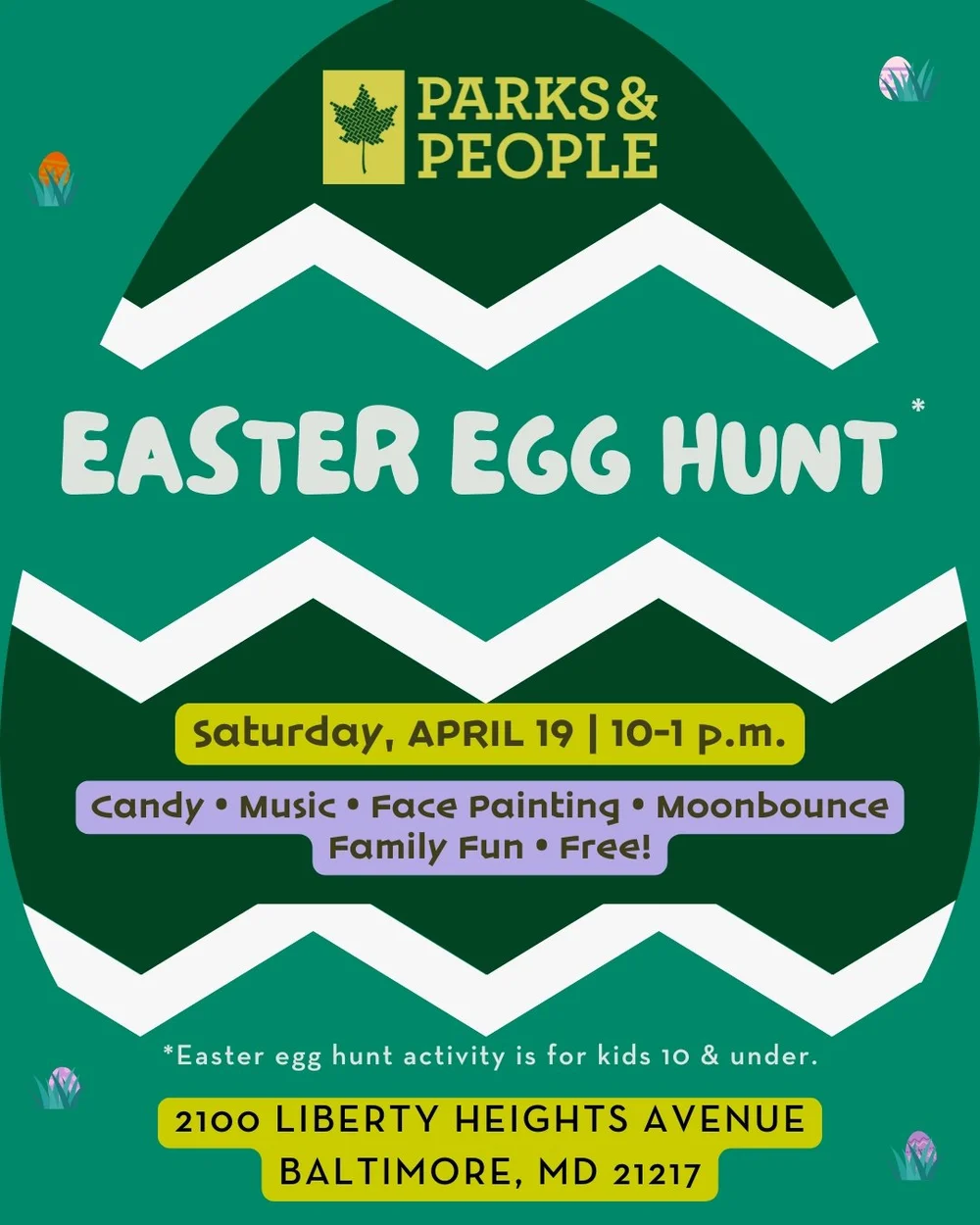 Parks People Annual Easter Egg Hunt Parks People