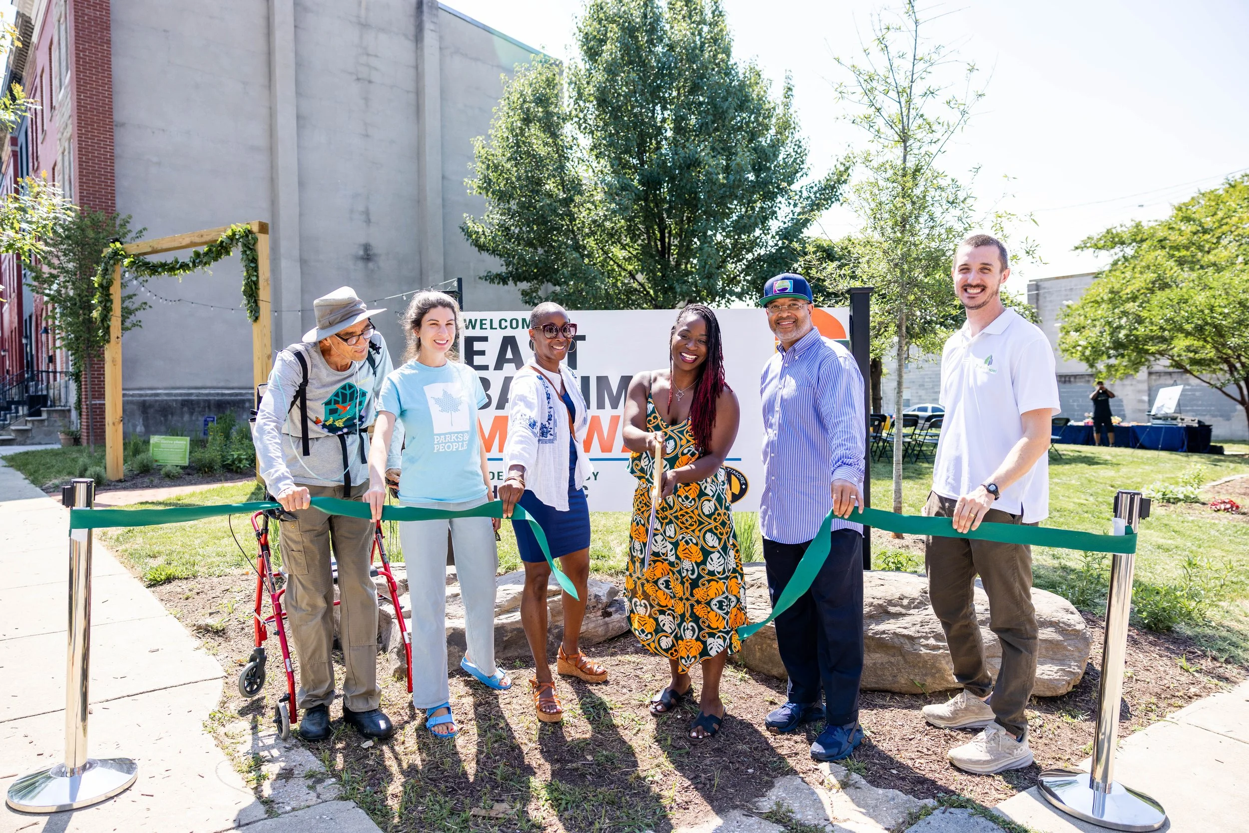 East Baltimore Midway cuts the ribbon on a new park