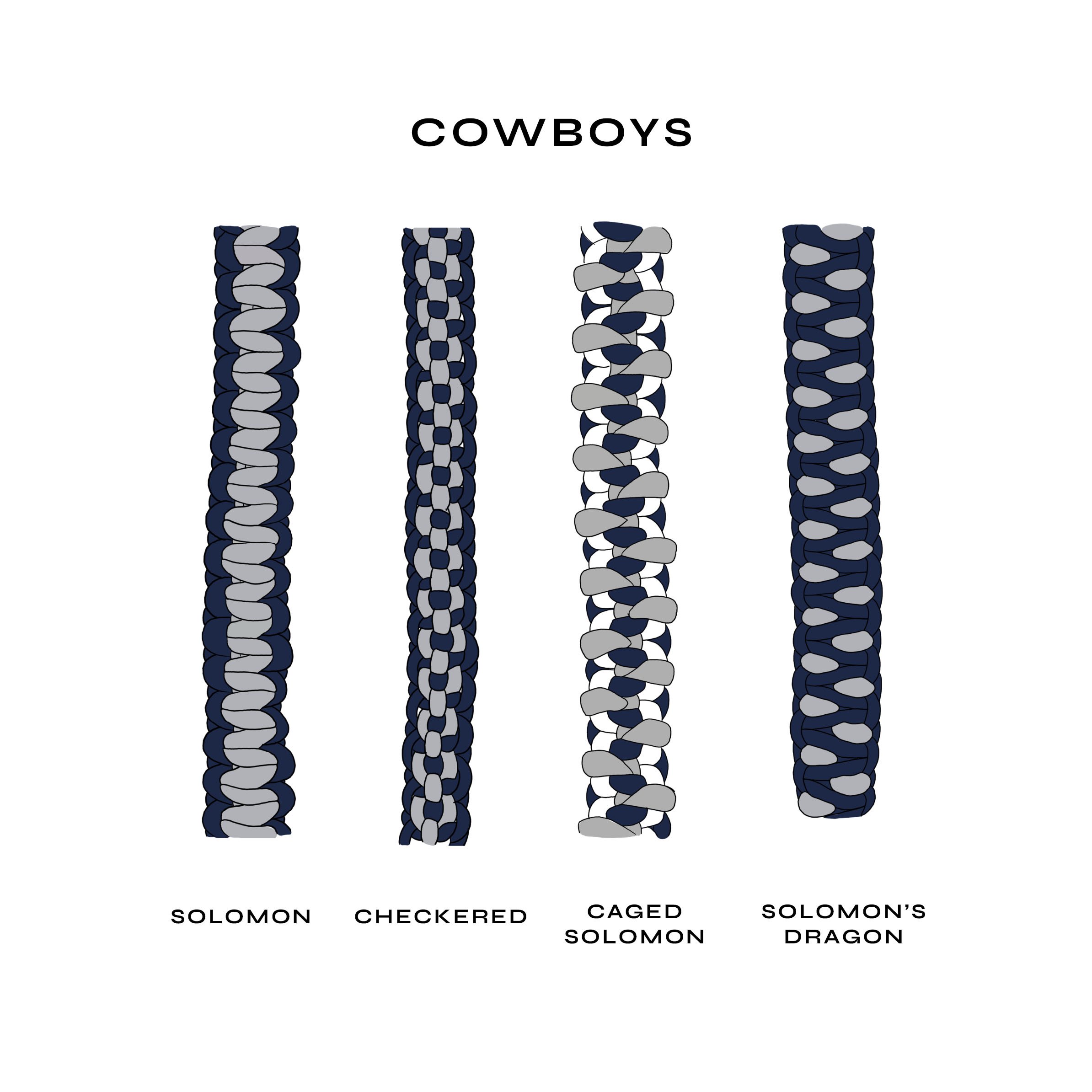 Handwoven straps in vibrant sports team colors, perfect for personalizing bags.