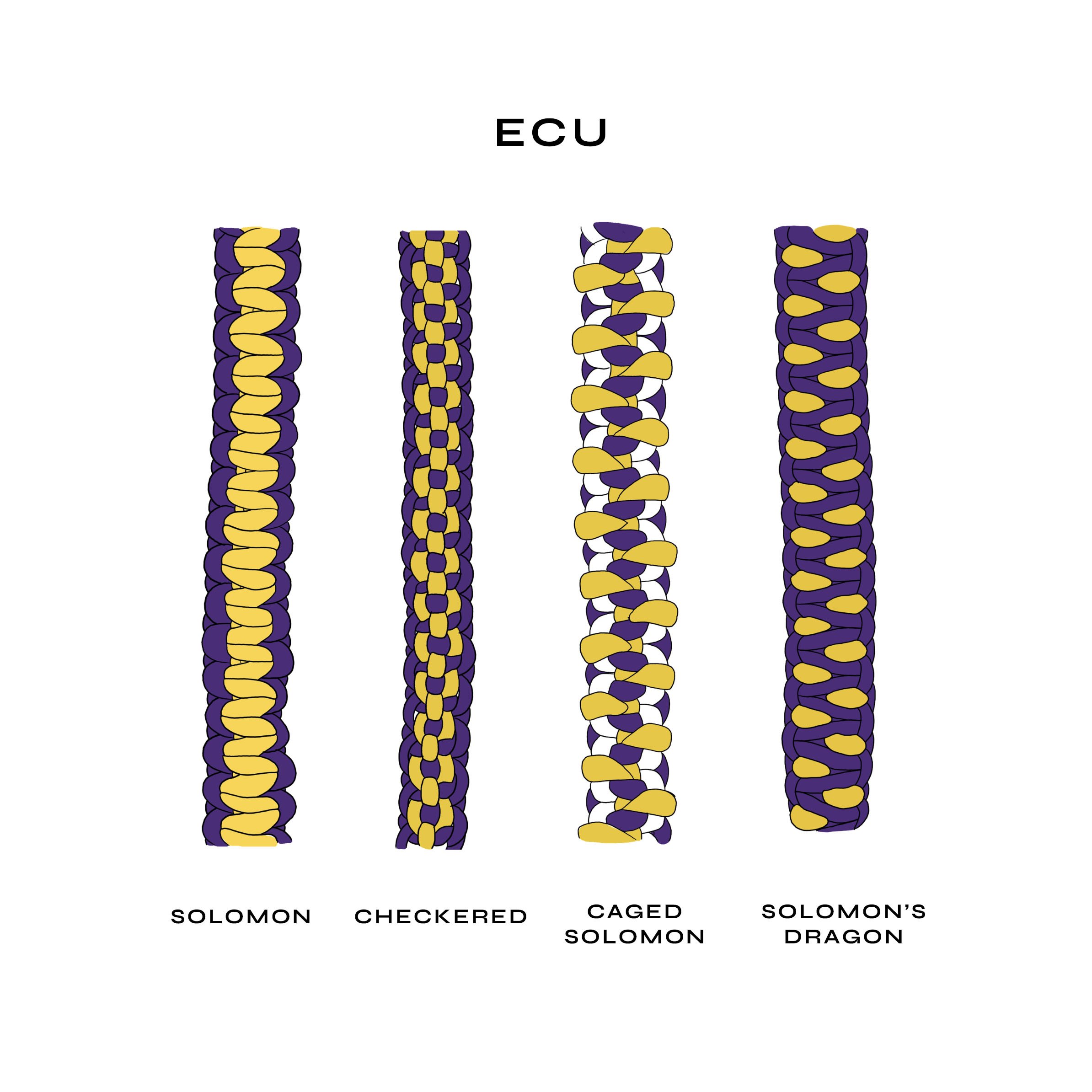 Handwoven straps in vibrant sports team colors, perfect for personalizing bags.