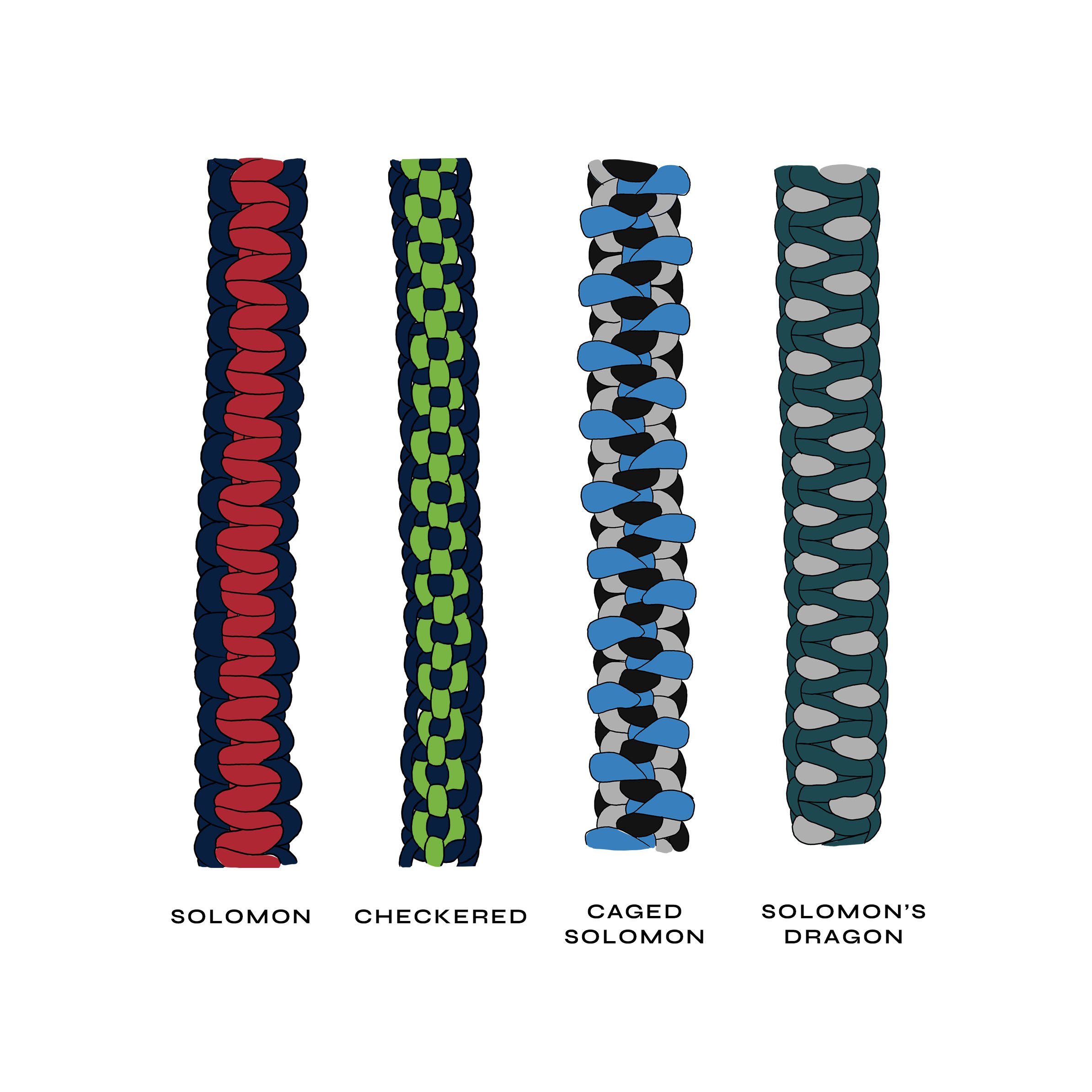 Handwoven straps in vibrant sports team colors, perfect for personalizing bags.