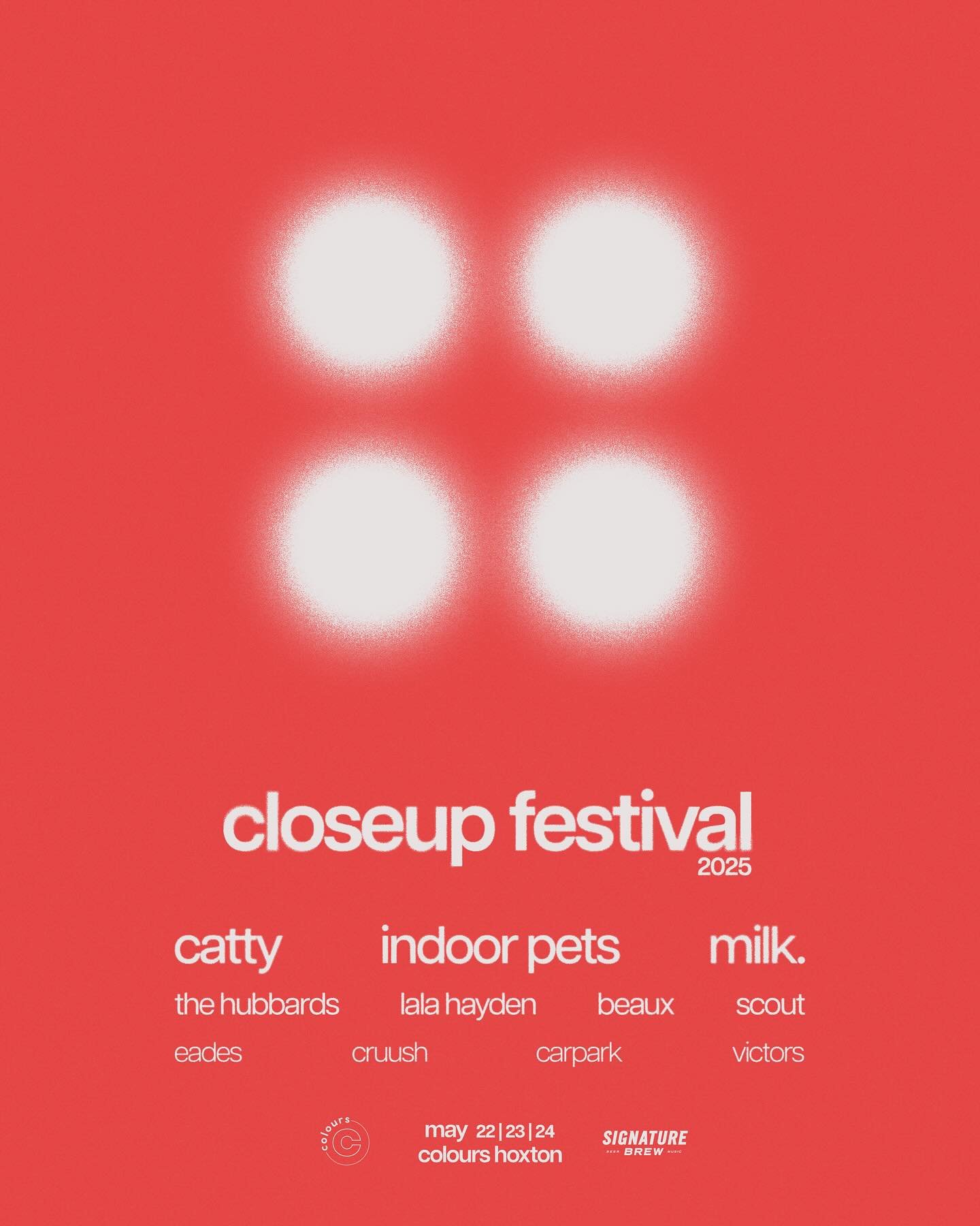 Well well well and Seasons Greetings one and all. We&rsquo;ve been having a little hibernation break these past few months but I interrupt that now to bring you some news for next year: We will be headlining the Friday of CloseUp Festival 2025 next M