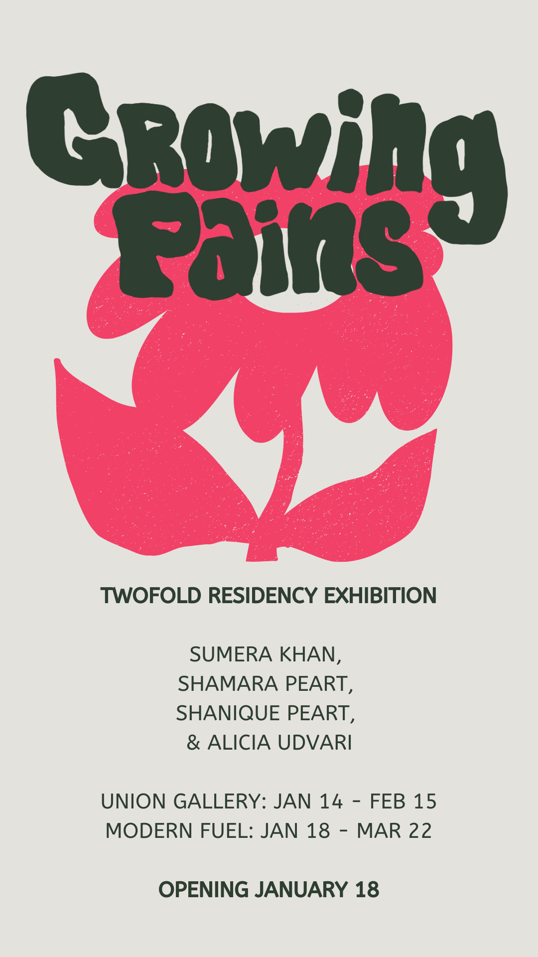 Growing Pains Exhibition