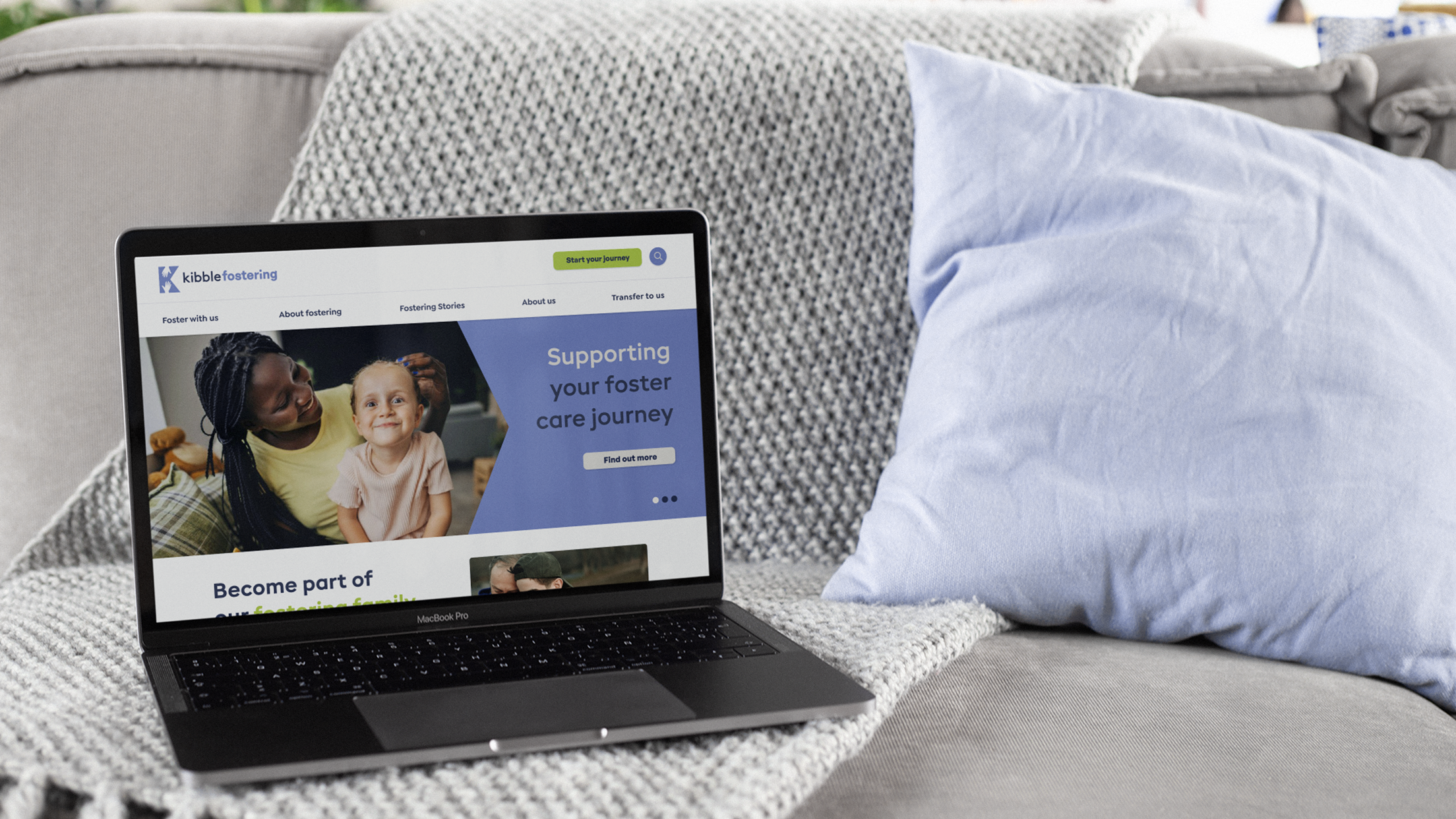fostering website example