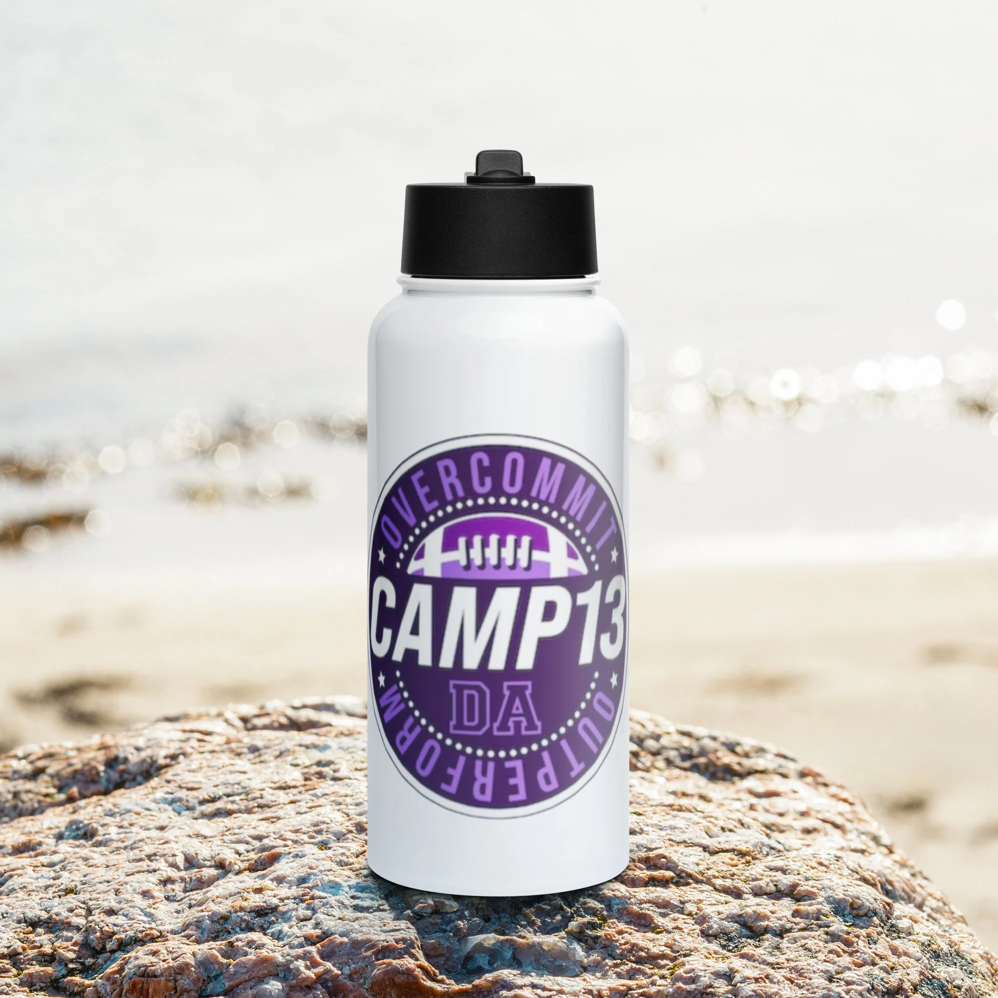 The stainless steel water bottle