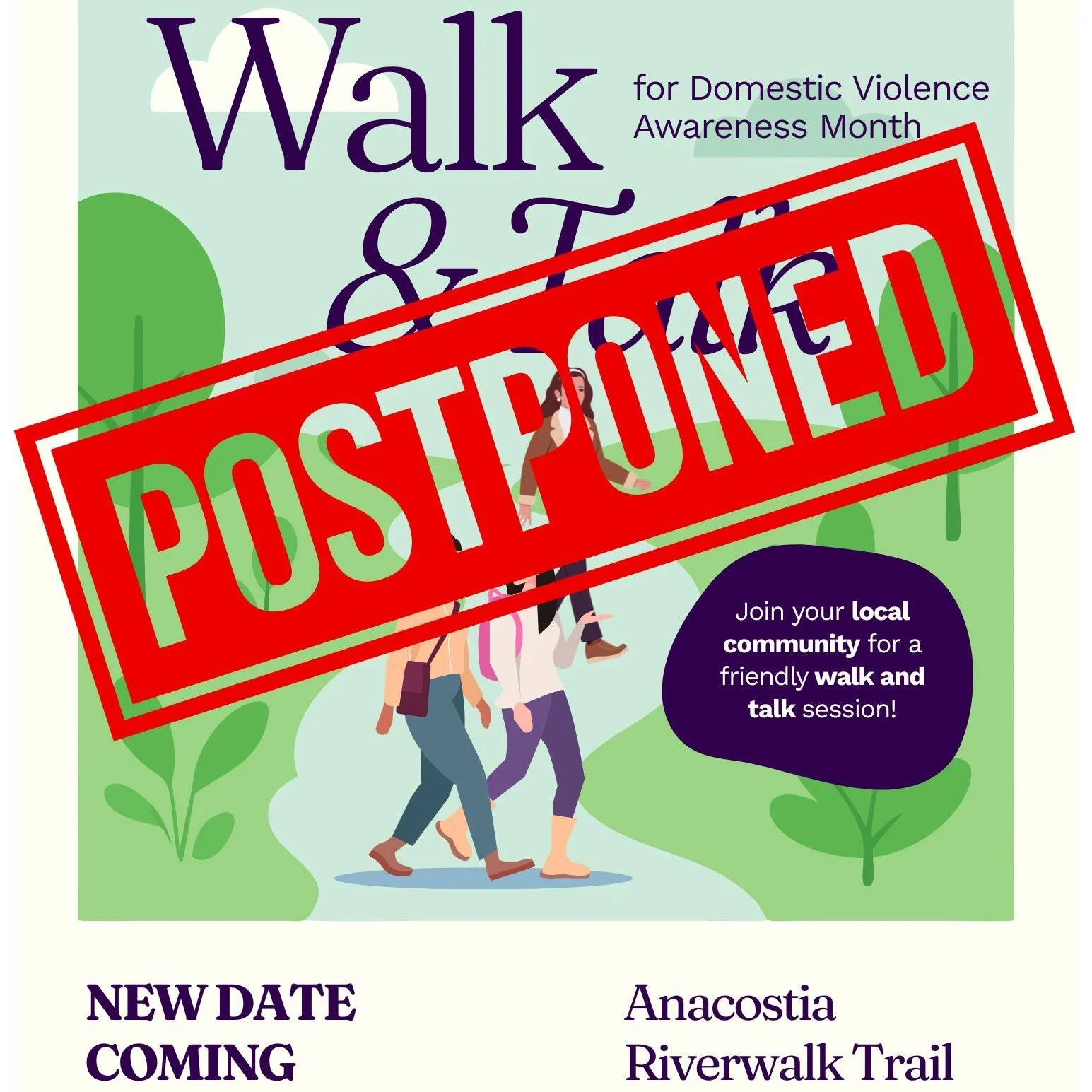IMPORTANT: Due to the rainy weather we have to postpone our nature walk tomorrow! We will let you all know the new date soon.
