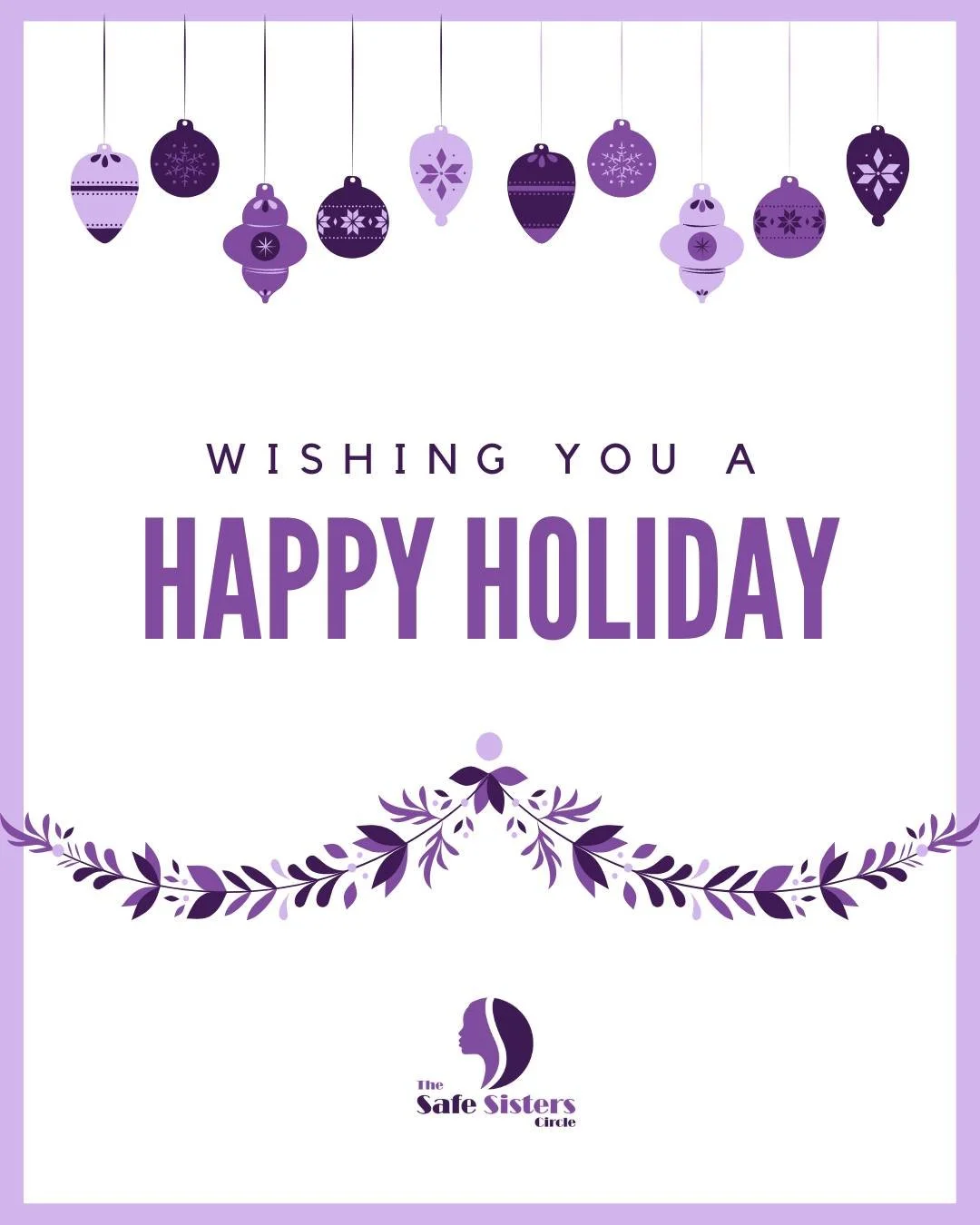 Wishing you a peaceful and restorative holiday season.
From all of us at The Safe Sisters Circle, thank you for being part of a community committed to safety, healing, and support for Black women. May this season bring warmth, rest, and moments of jo