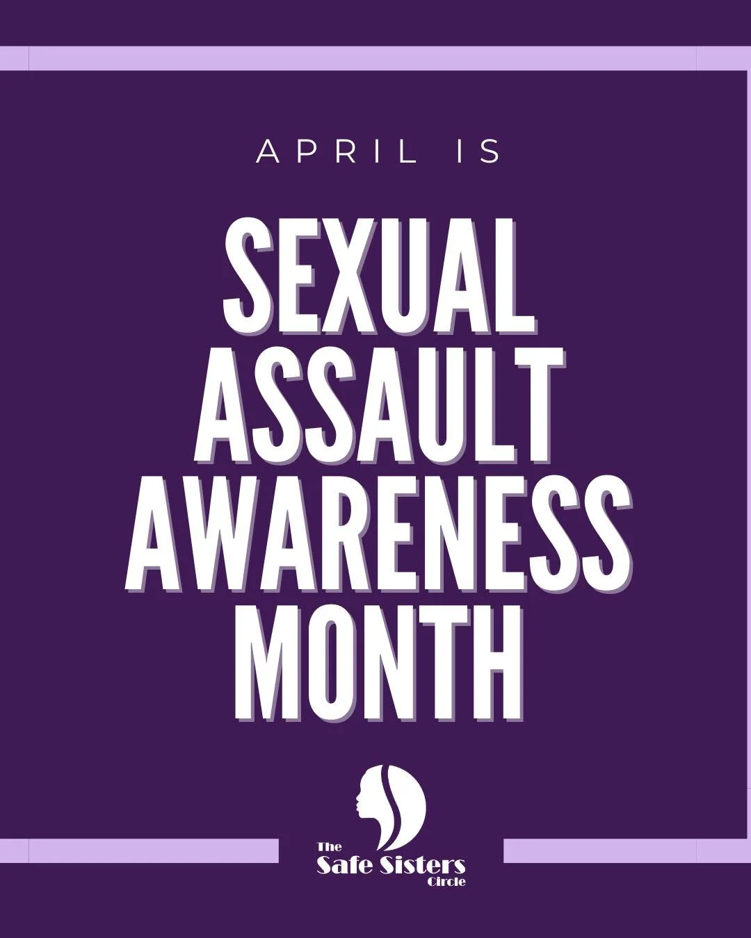 April is Sexual Assault Awareness Month.
At The Safe Sisters Circle, we stand with Black women and survivors&mdash;centering safety, support, and justice. You are not alone.

#SAAM #SexualAssaultAwarenessMonth #SupportSurvivors #BlackWomenMatter #End