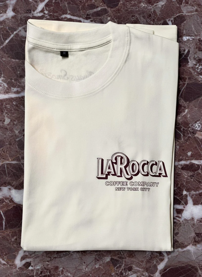 LaRocca Coffee T-Shirt - Cream