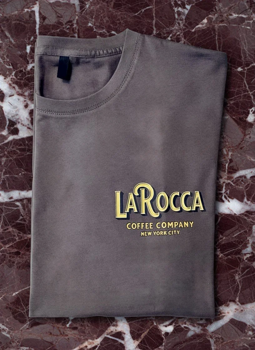 LaRocca Coffee T-Shirt - Warm Grey