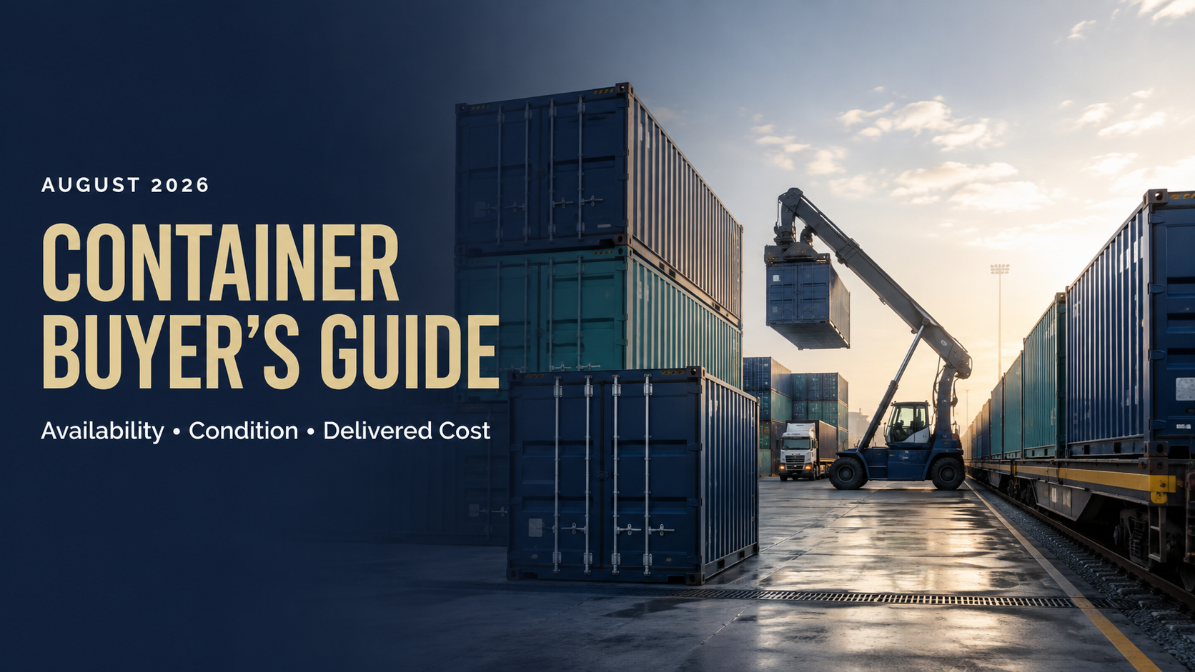 August 2026 Container Buyer Execution Guide