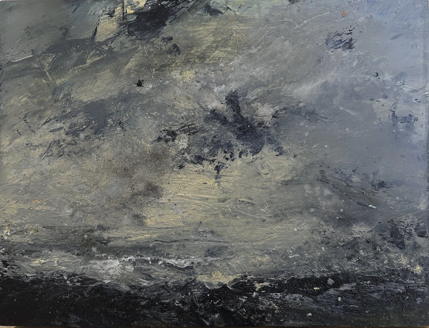 Untitled, Voe of Dale  plein-air painting.   oil on gesso panel