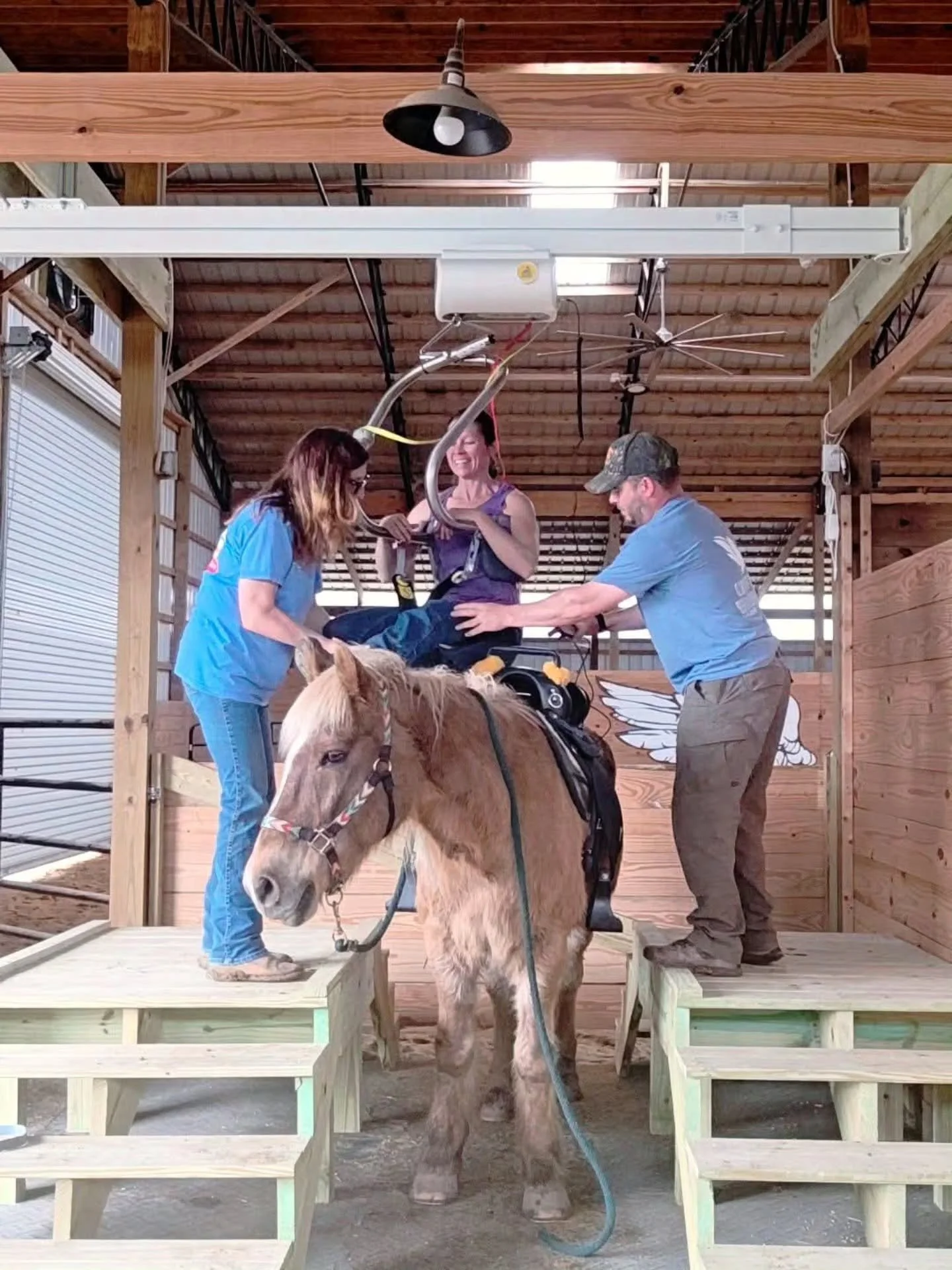 Subscriber Sneak Peek: Lift Horse Training
🐴 Want to see what goes on behind the scenes at Canoe Creek Stables?
Our Facebook Subscribers get exclusive sneak peeks at things like lift horse training, therapy horse prep, funny barn moments, and more.

