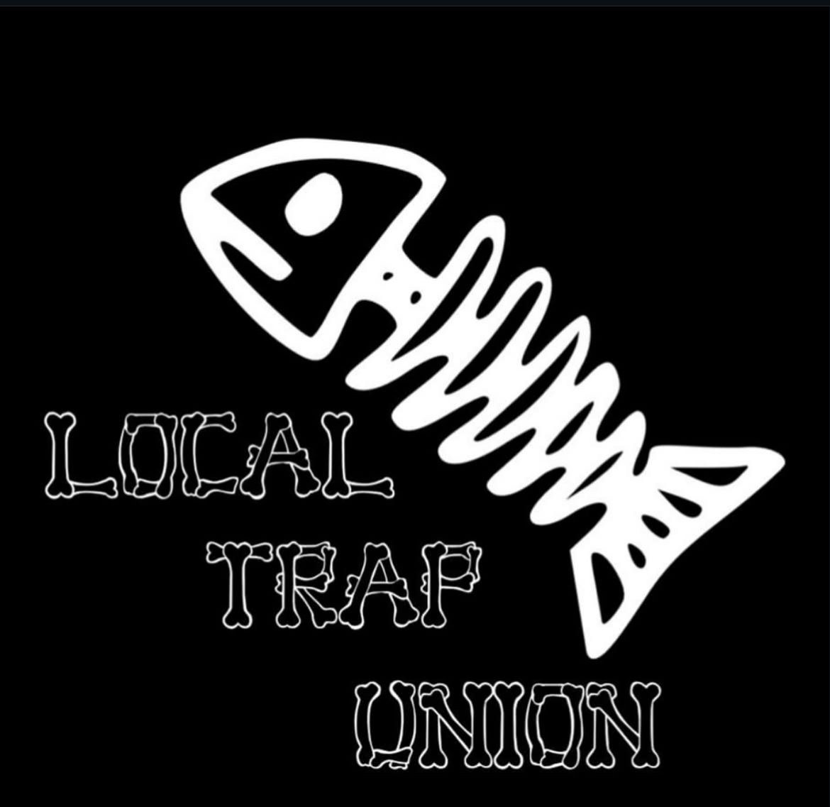 A logo for the Local Tramp Union features a stylized fish with the words "Local Tramp Union" in outlined font.