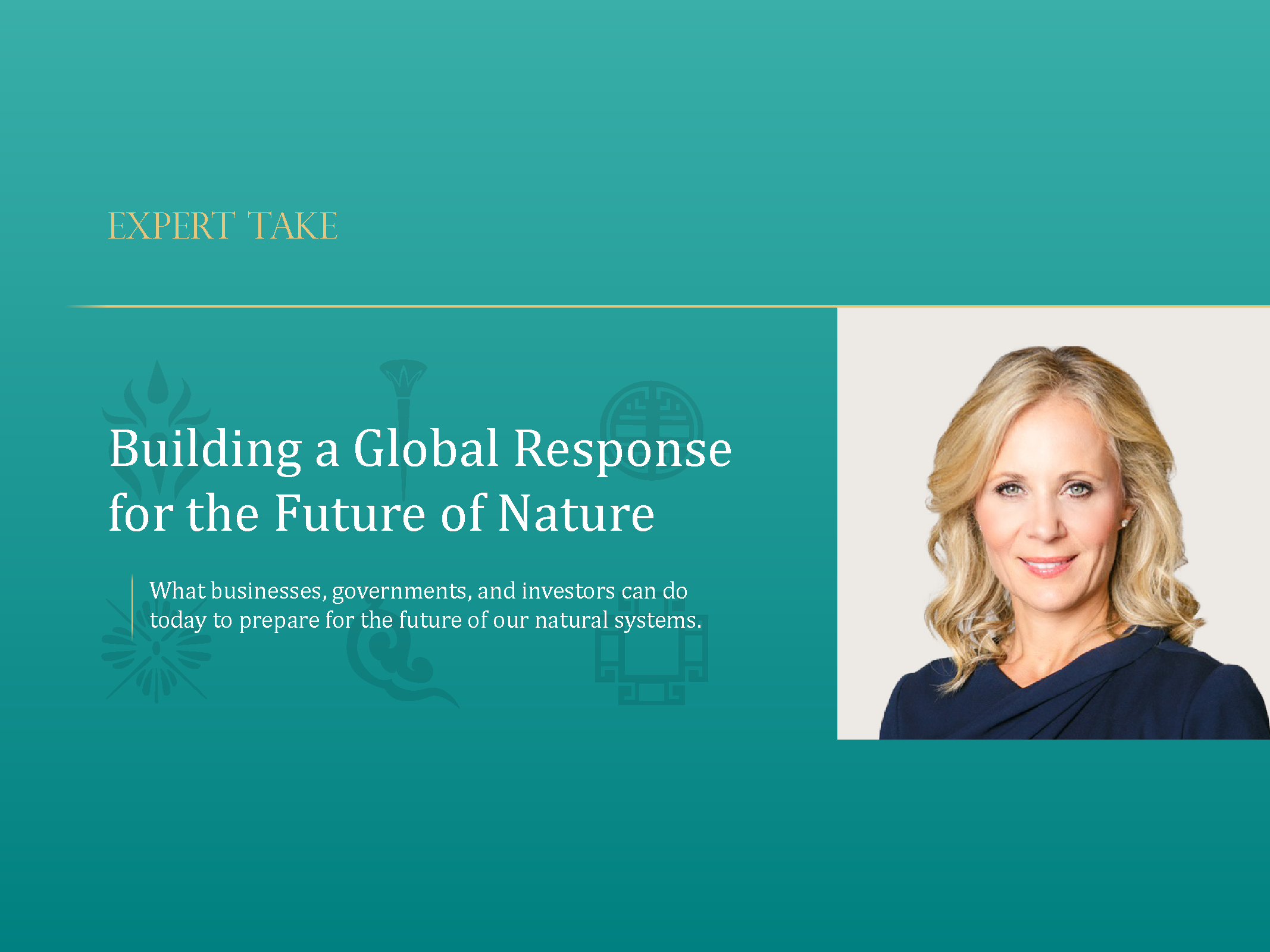 Building a Global Response for the Future of Nature