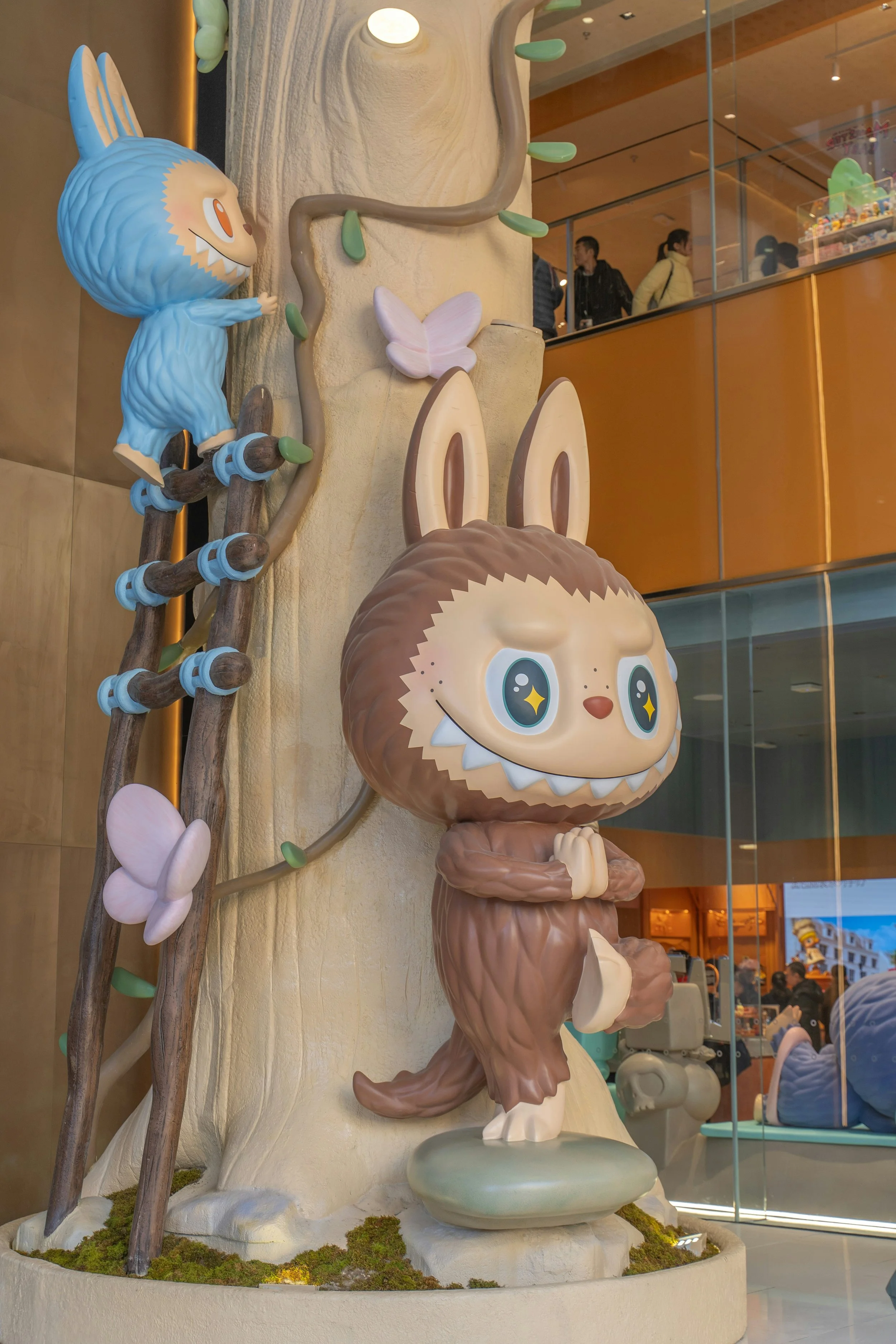 Labubu display at Pop Mart in Shanghai, China (Unsplash/Roméo A.)