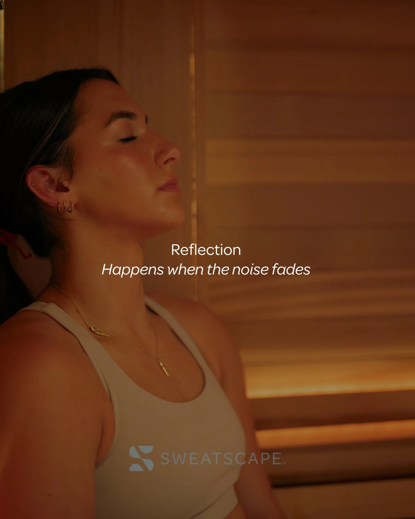 We don&rsquo;t talk about reflection enough.

Not the overthinking kind.
Not the spiral.
The steady, grounded kind.

The kind that happens when your phone is outside the room. When the heat slows your breathing. When your body softens enough for your