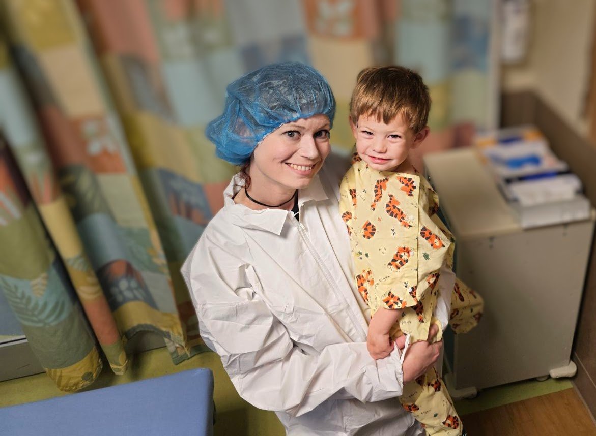 Taking him back to the OR