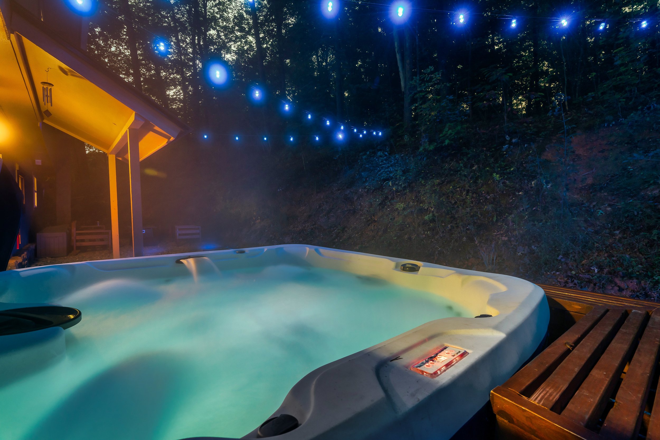 Relax in the hot tub!