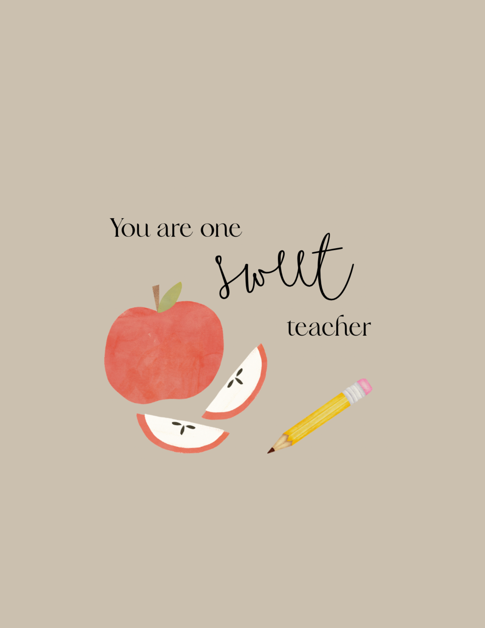 Teacher Appreciation Gift Card