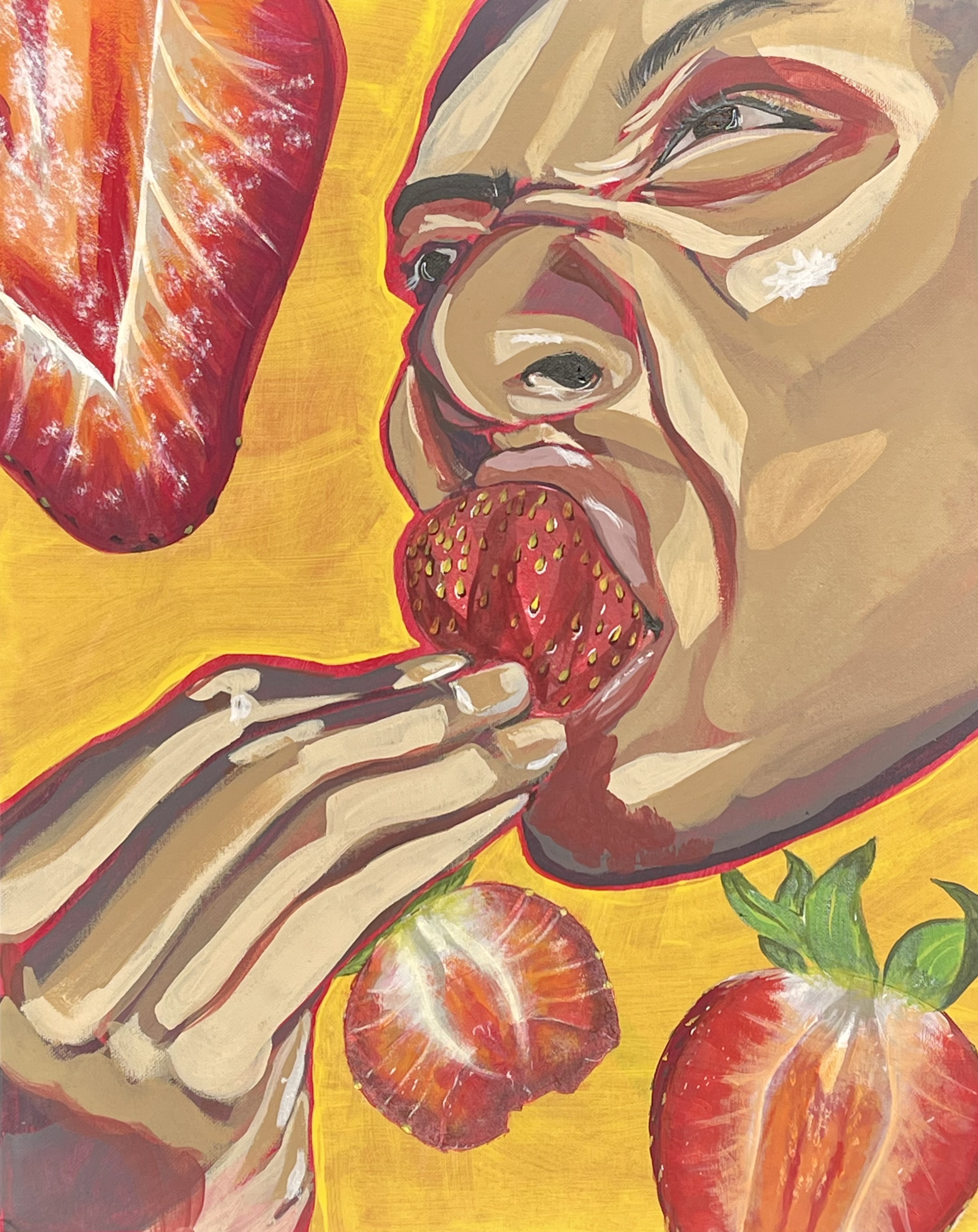 Acrylic on canvas. 24in x 36in