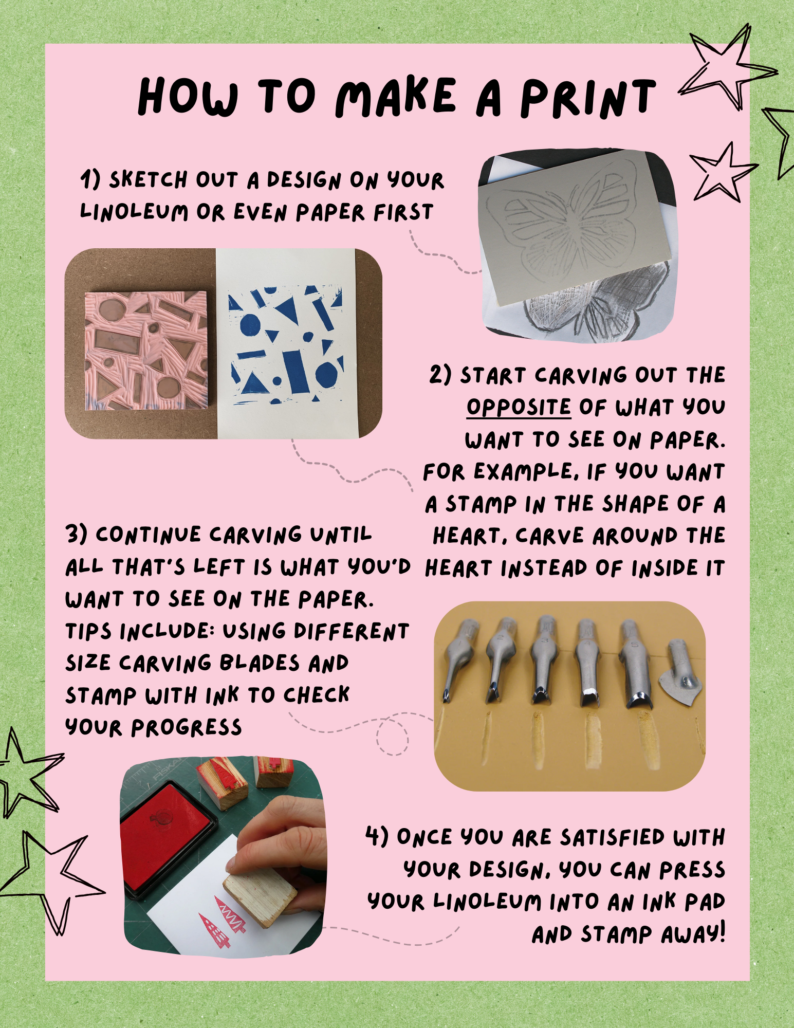 Printmaking How-To Flyer