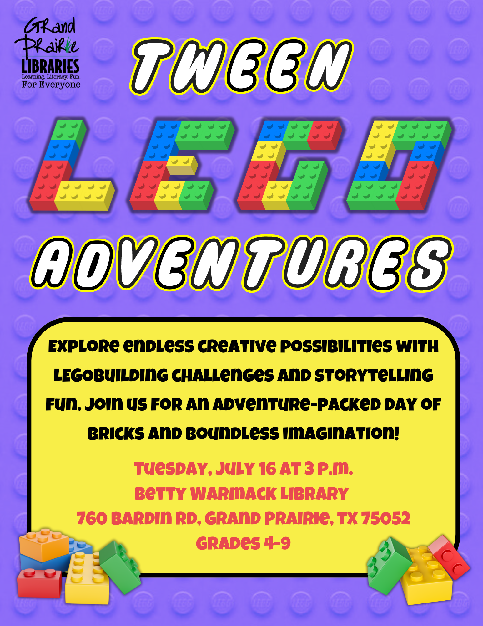 Tween Lego Flyer