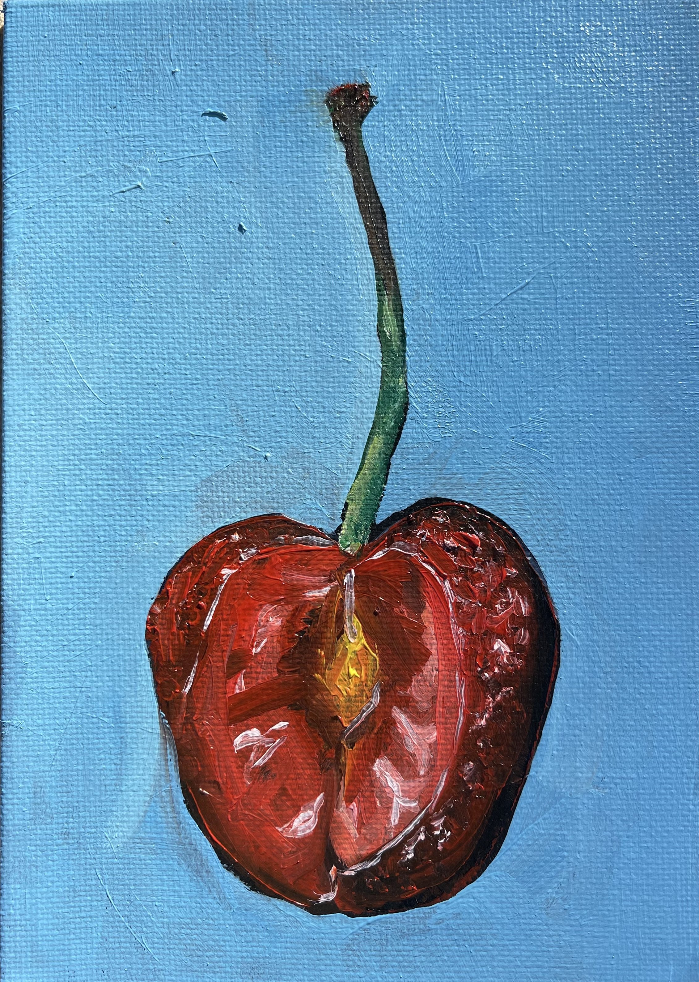 Oil on canvas panel. 4in x 6in